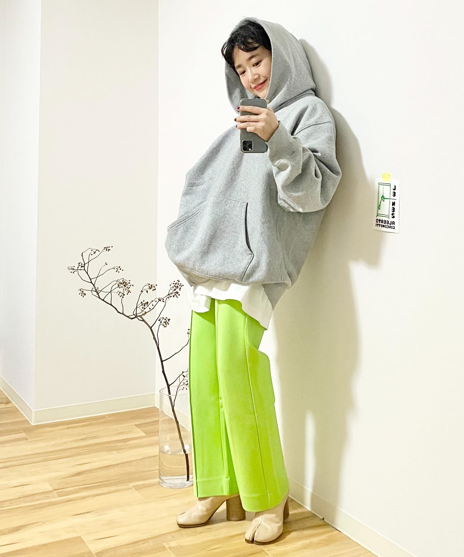 Couleur Meler imoko　カラーストレートパンツ