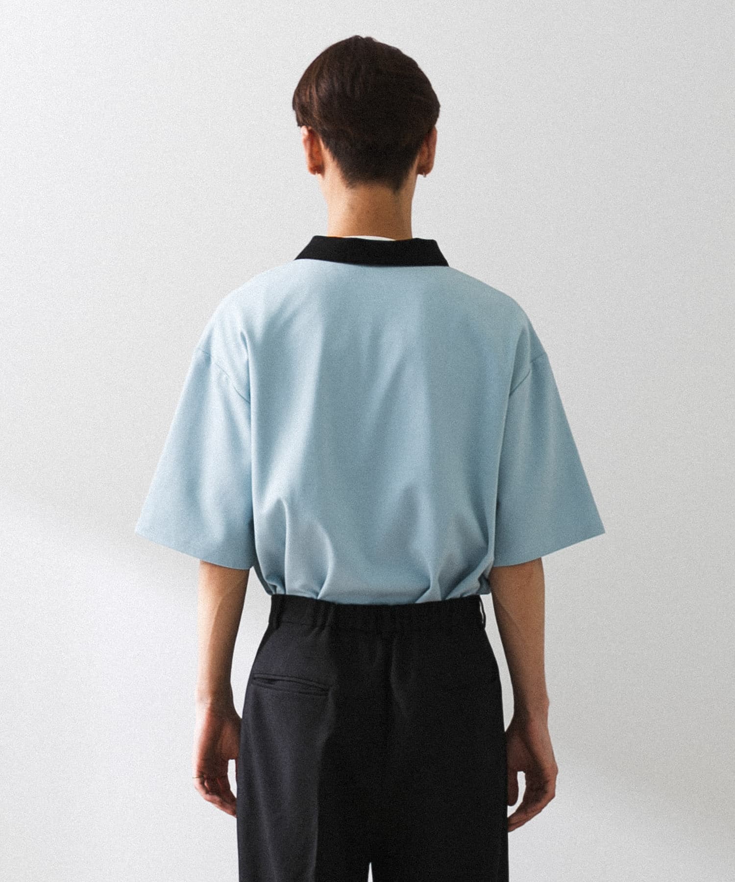 Couleur Meler sakasa　minimal shirts SKYBLUE FREE