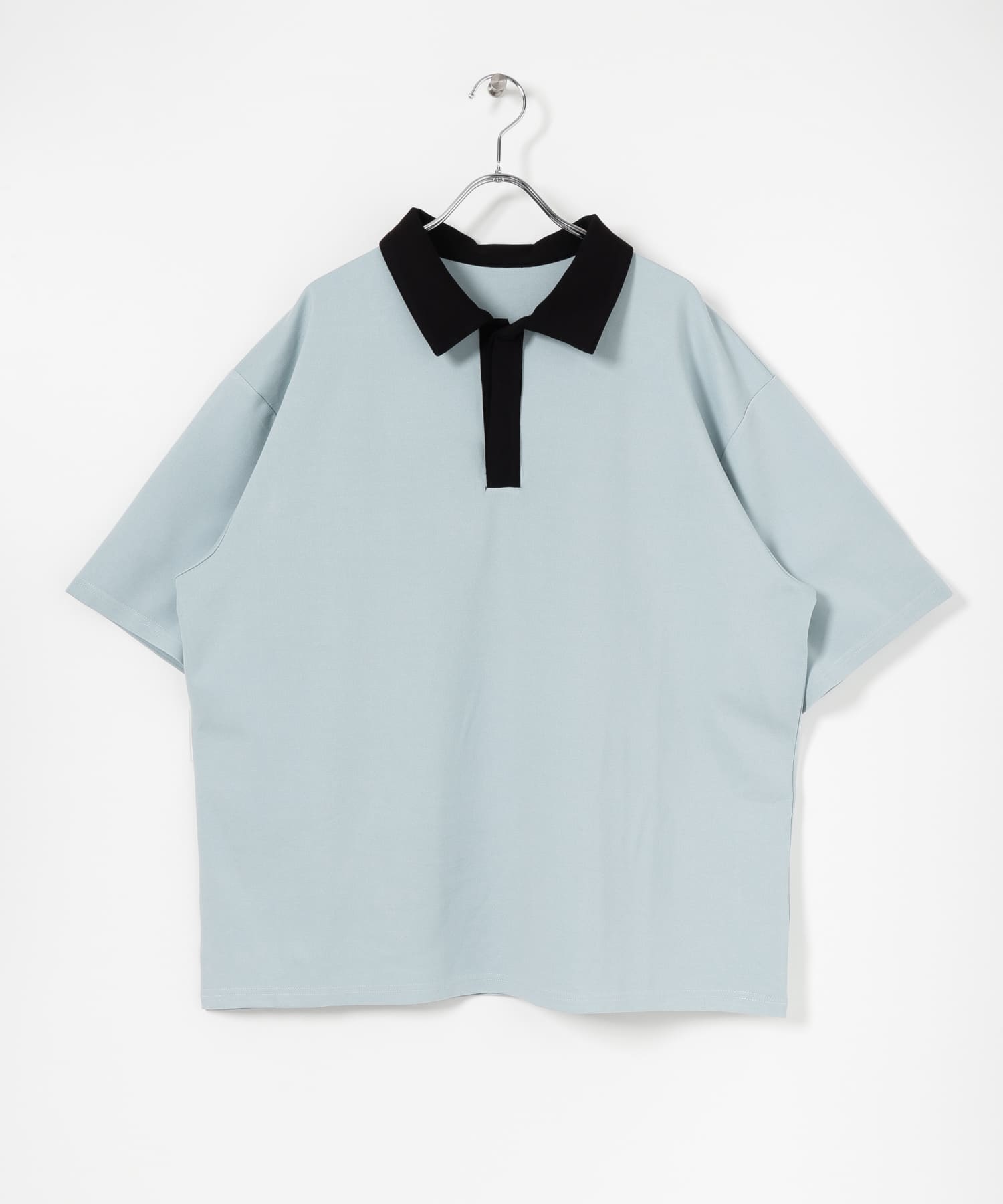 Couleur Meler sakasa　minimal shirts SKYBLUE FREE