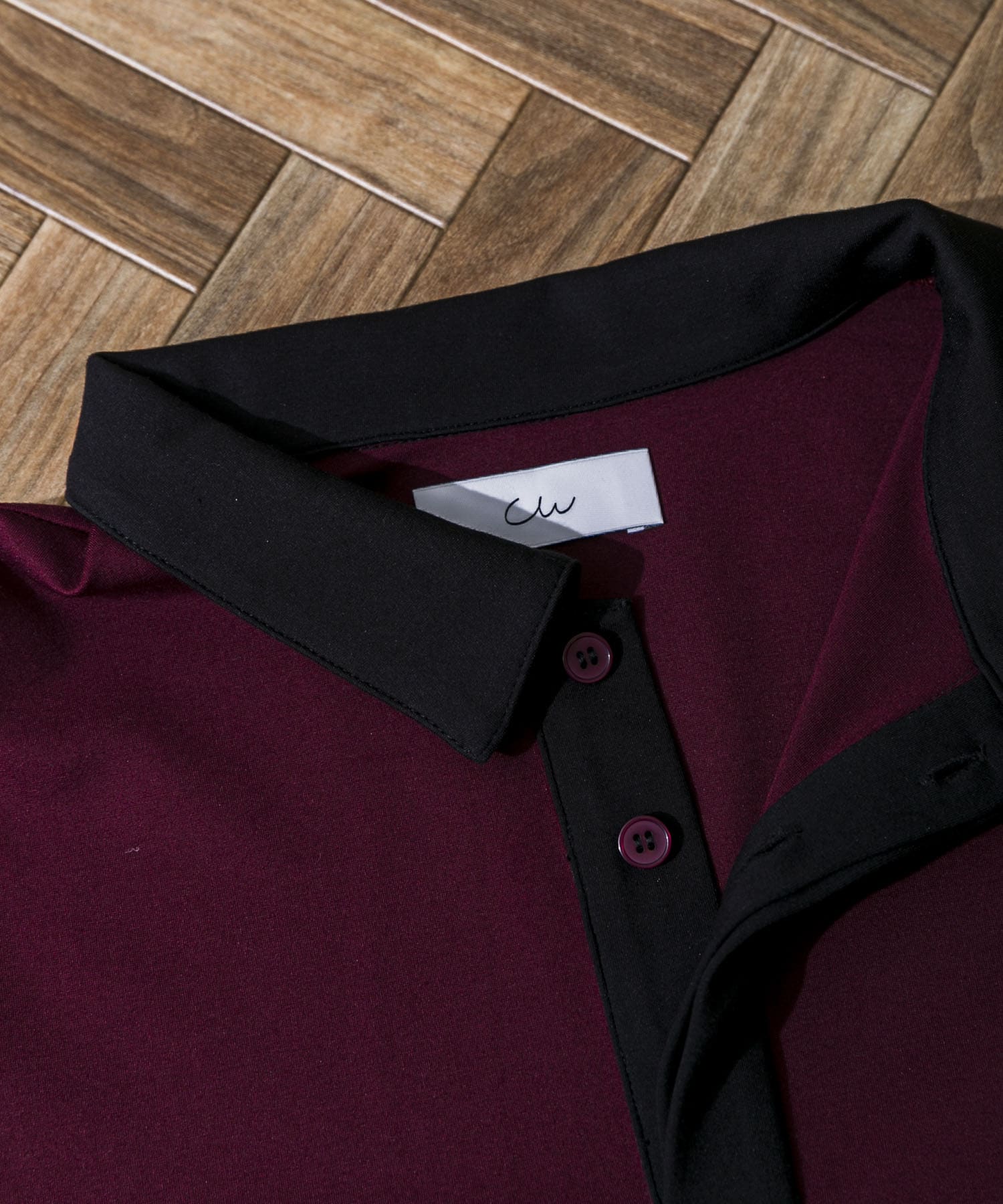 Couleur Meler sakasa　minimal shirts BORDEAUX FREE