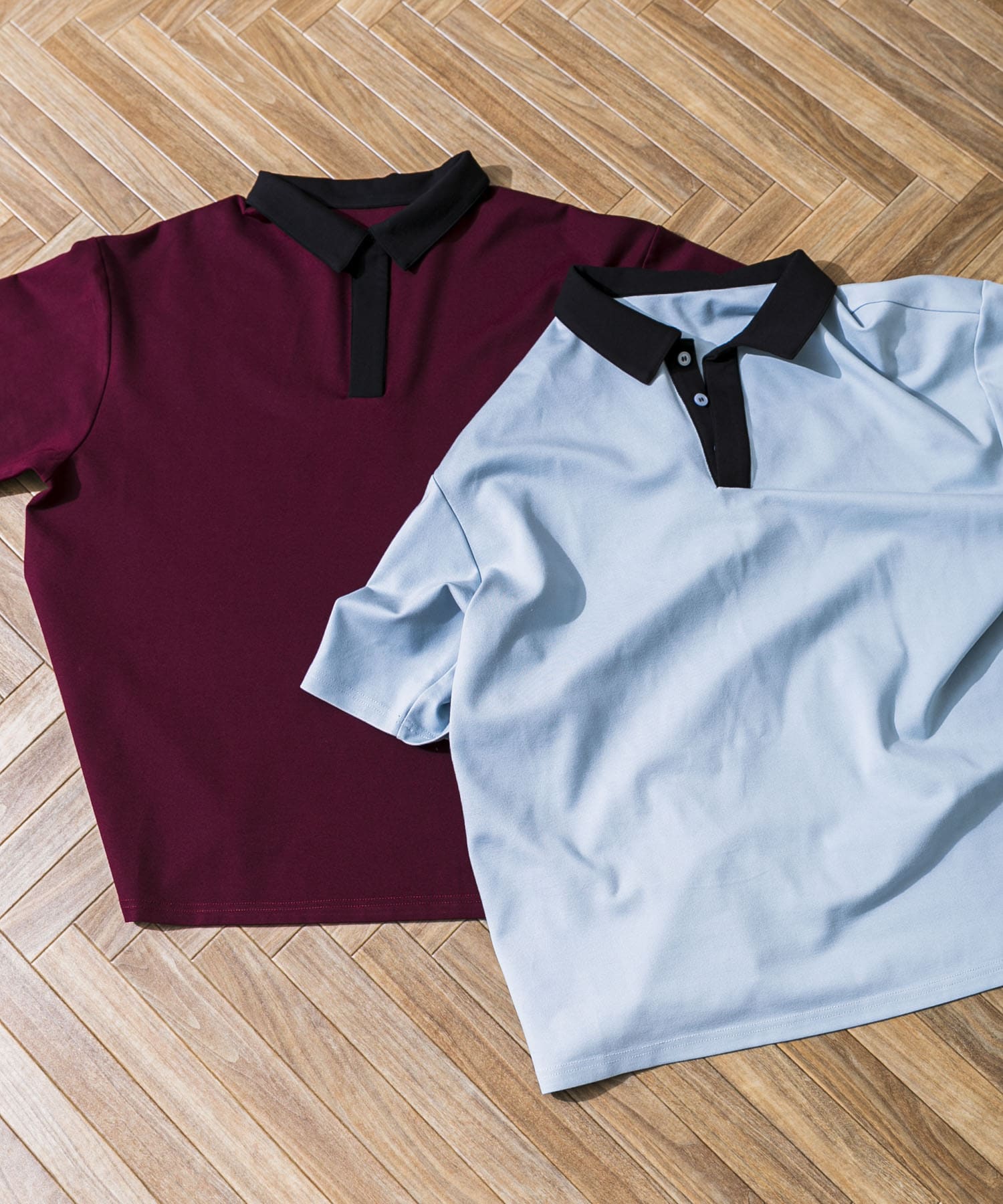 Couleur Meler sakasa　minimal shirts BORDEAUX FREE