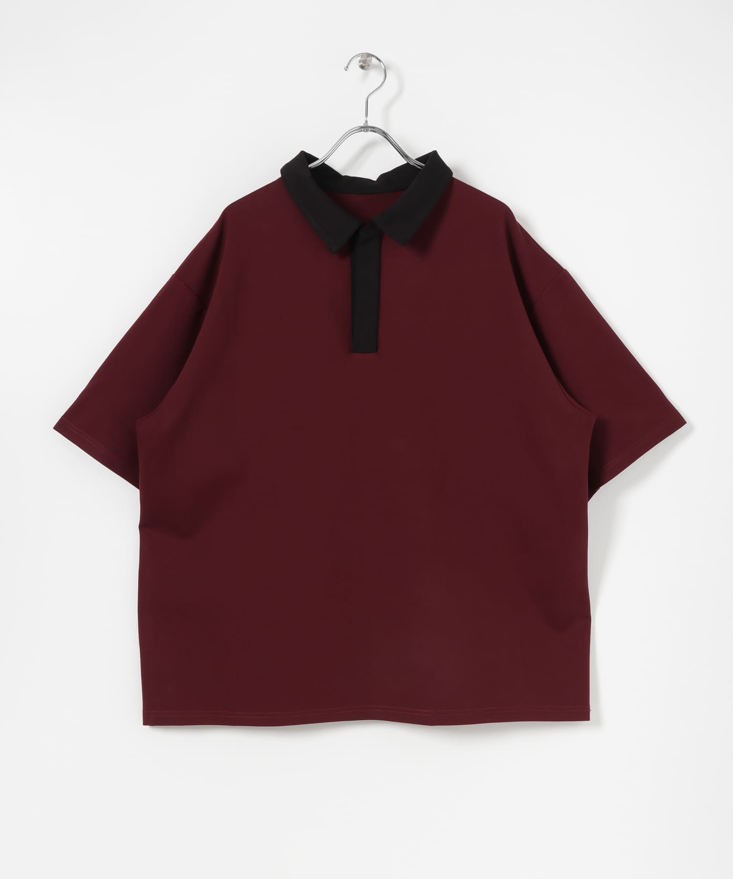 Couleur Meler sakasa　minimal shirts BORDEAUX FREE