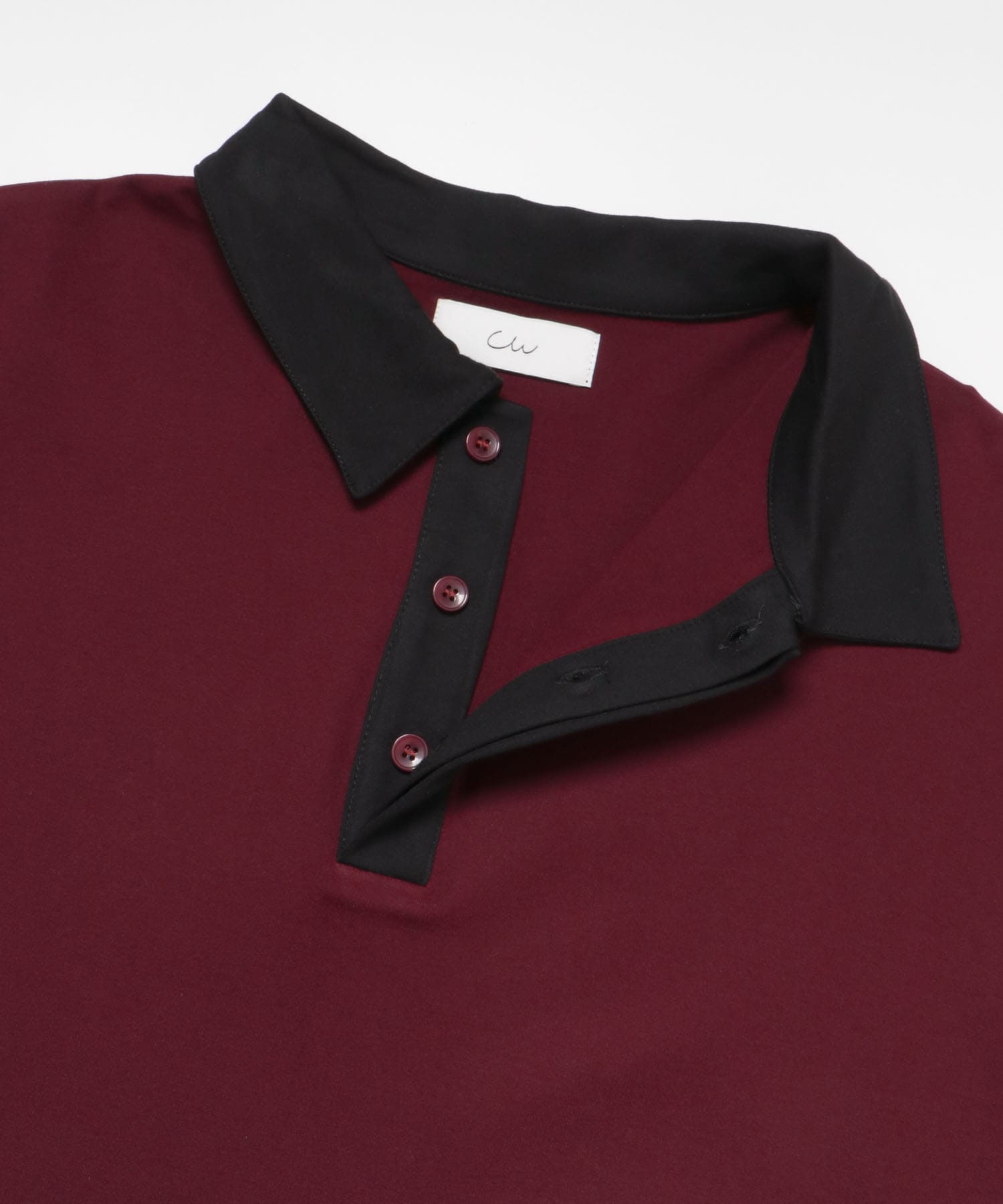 Couleur Meler sakasa　minimal shirts BORDEAUX FREE