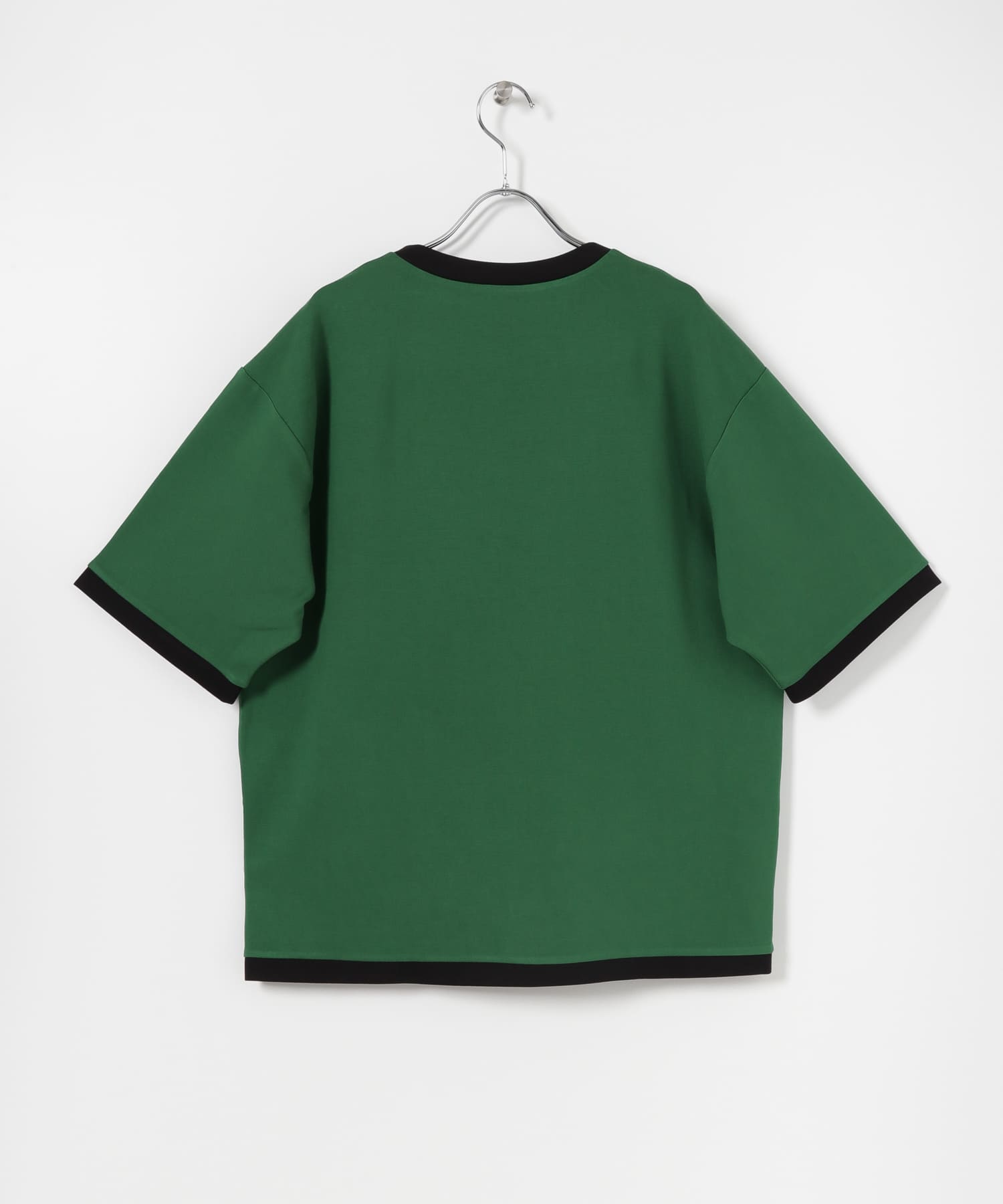 Couleur Meler sakasa　bicolor cardigan GREEN L