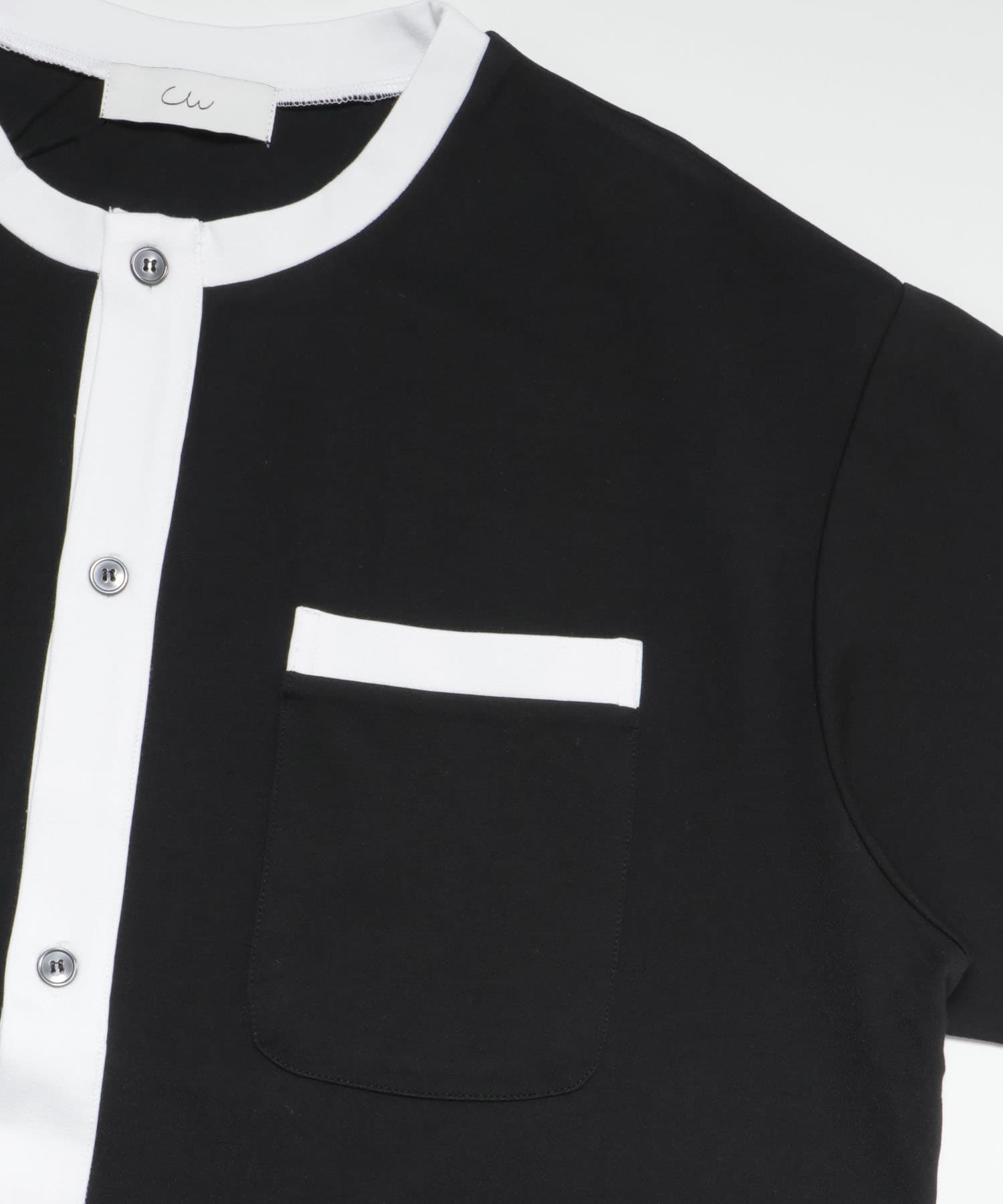 Couleur Meler sakasa　bicolor cardigan BLACK M