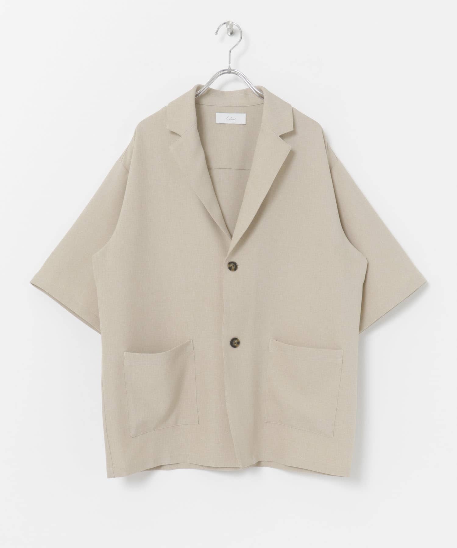 Couleur Meler sakasa　jacket collar shirts BEIGE M
