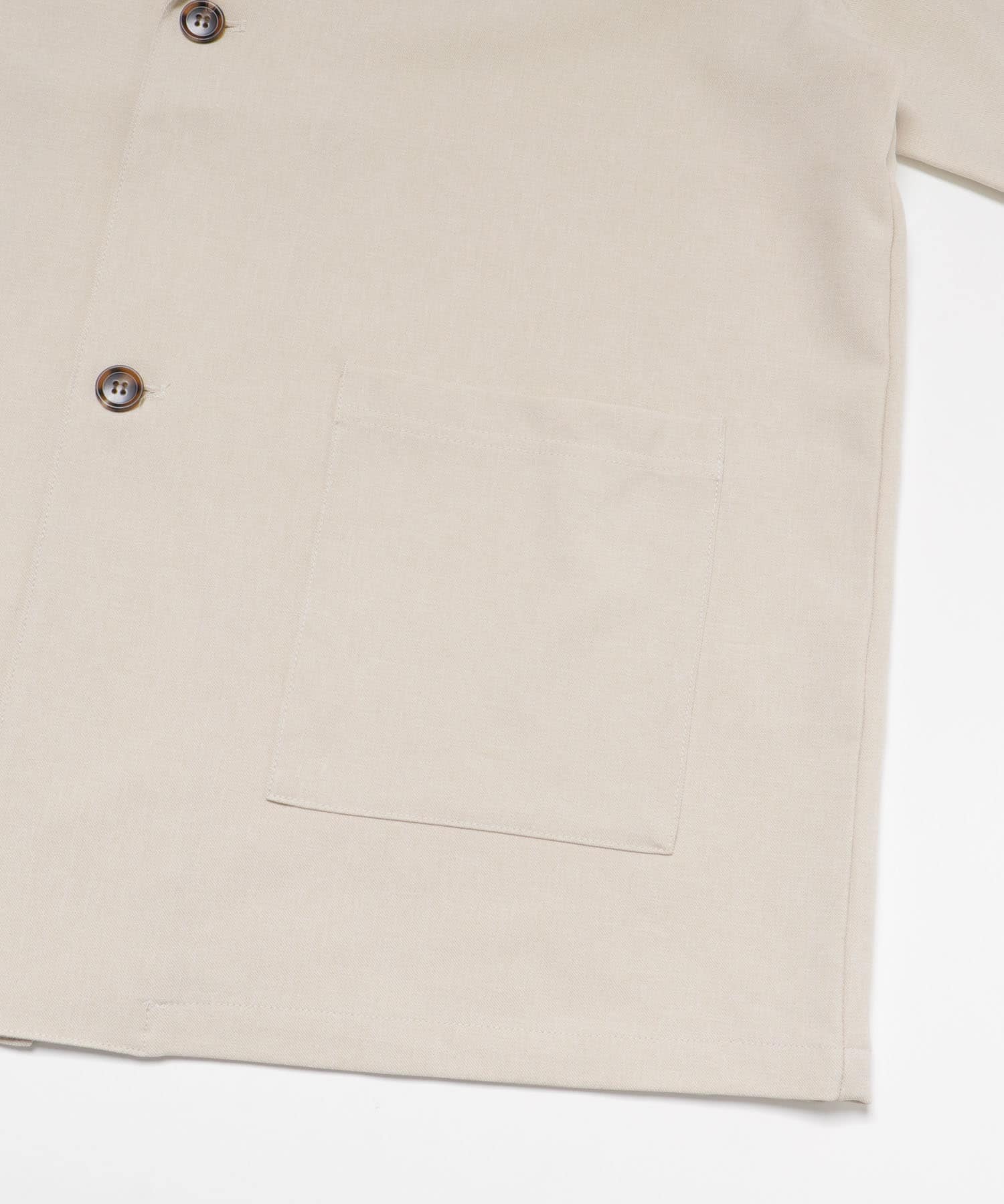Couleur Meler sakasa　jacket collar shirts BEIGE L