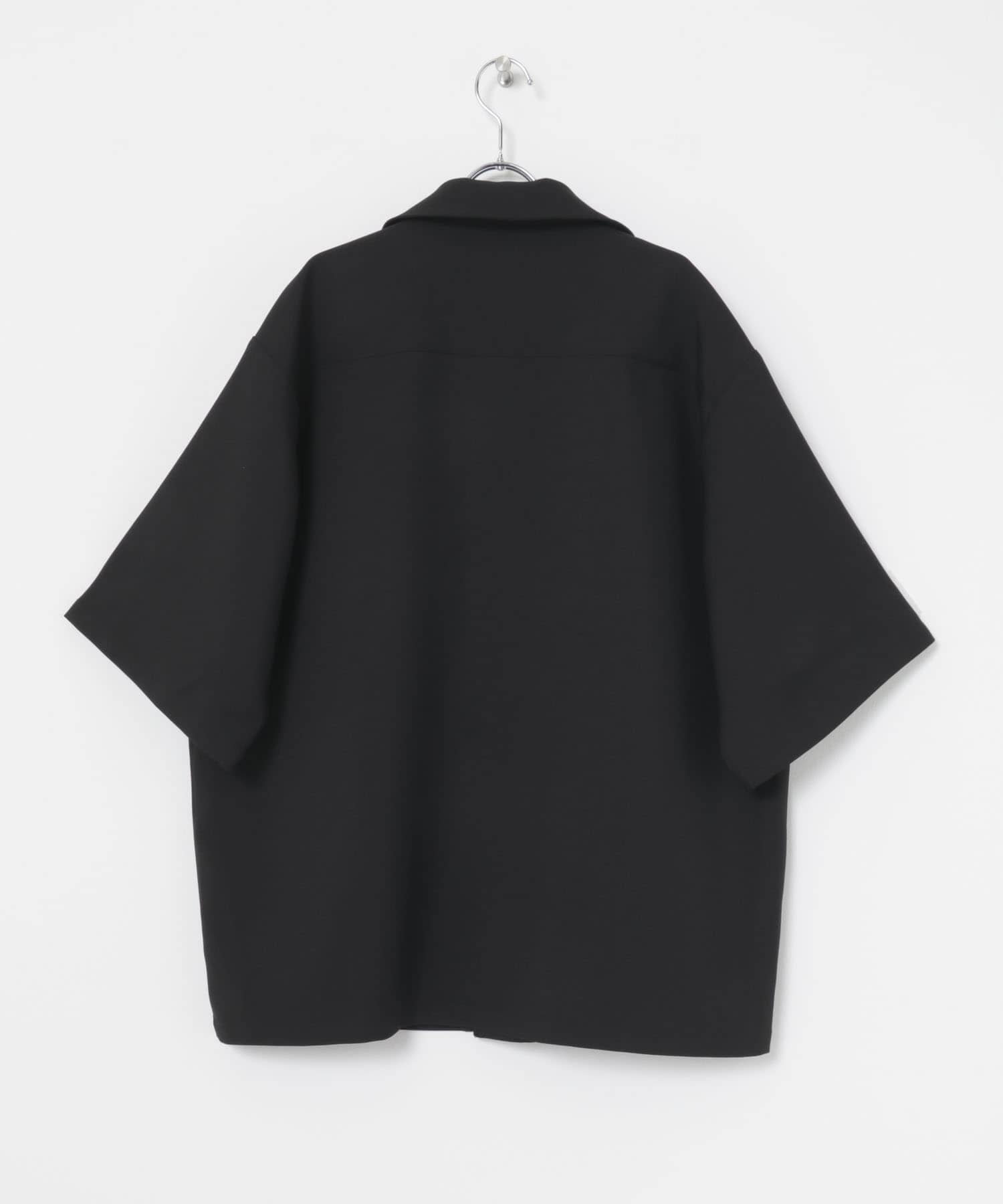 Couleur Meler sakasa　jacket collar shirts BLACK M