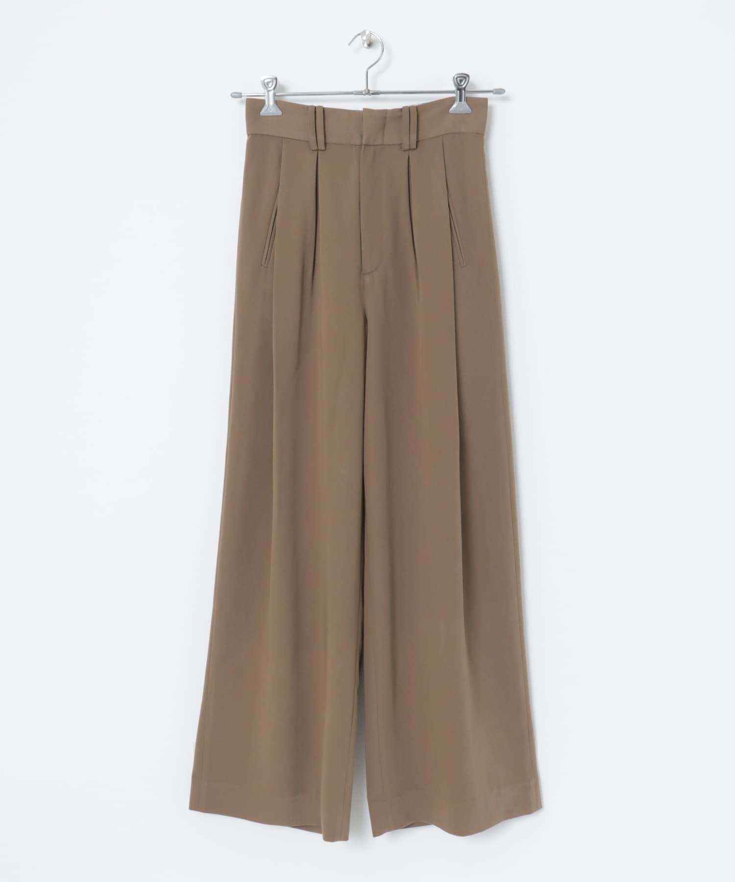 Couleur Meler なかじ　サイドタックスラックス BROWN M