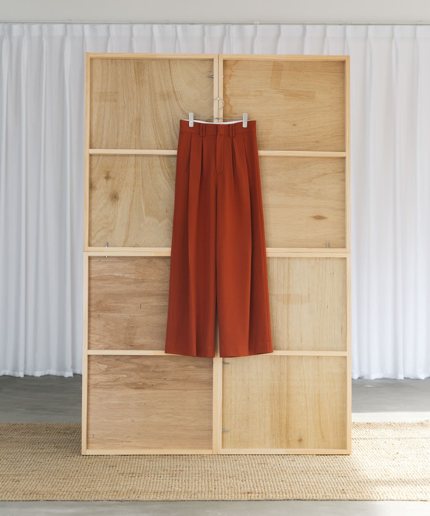 Couleur Meler なかじ　サイドタックスラックス ORANGE M