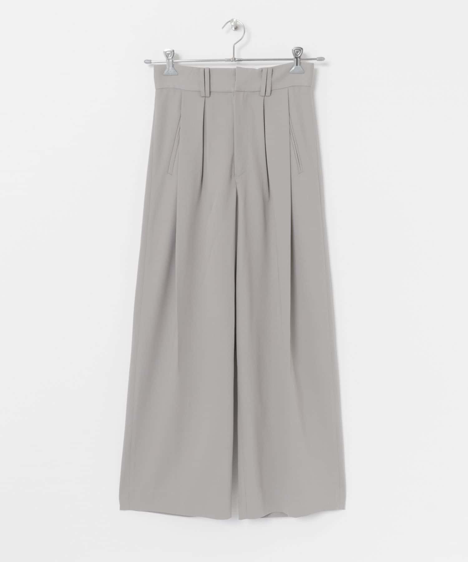 Couleur Meler なかじ　サイドタックスラックス GRAY M