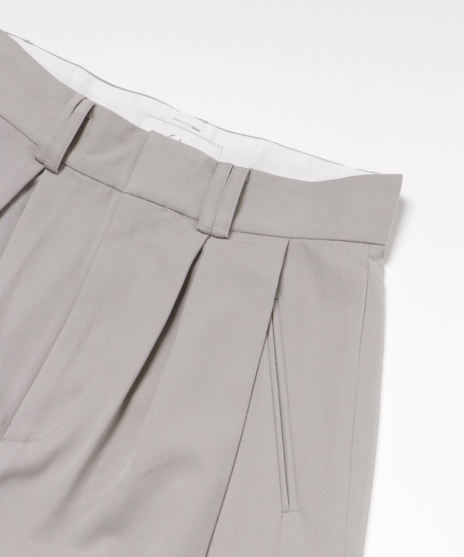 Couleur Meler なかじ　サイドタックスラックス GRAY M