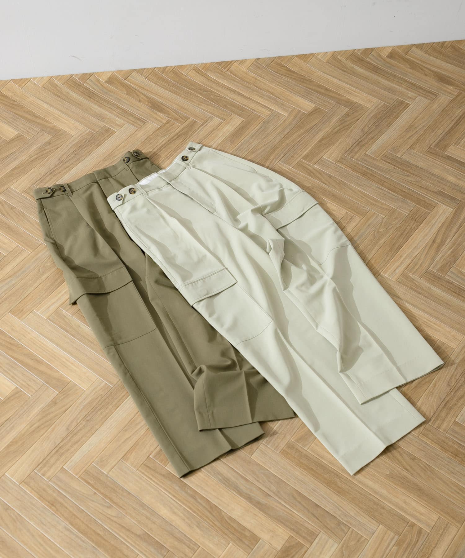 Couleur Meler sakasa　slacks cargo pants KHAKI M