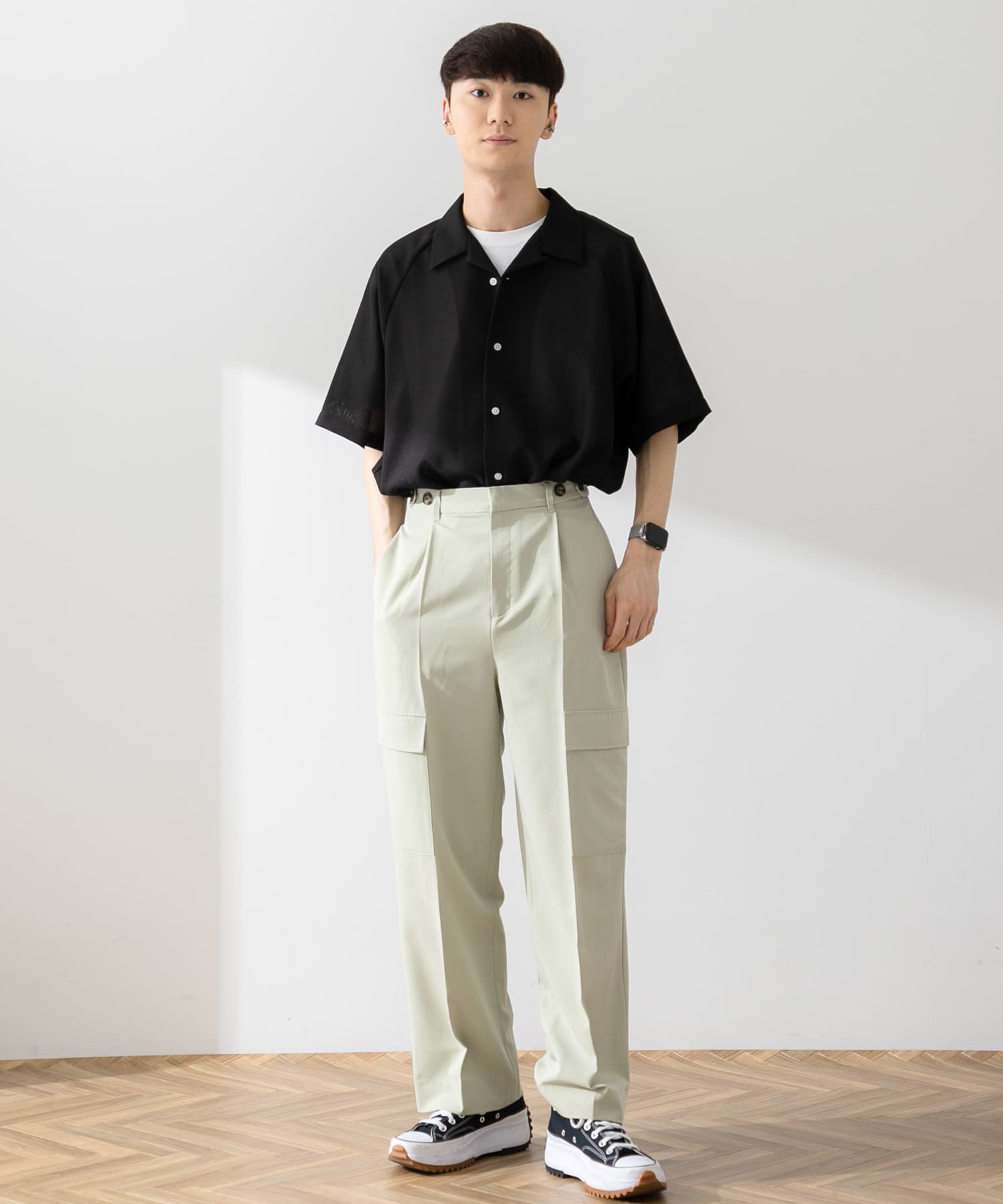 身長：180cm サイズ：L