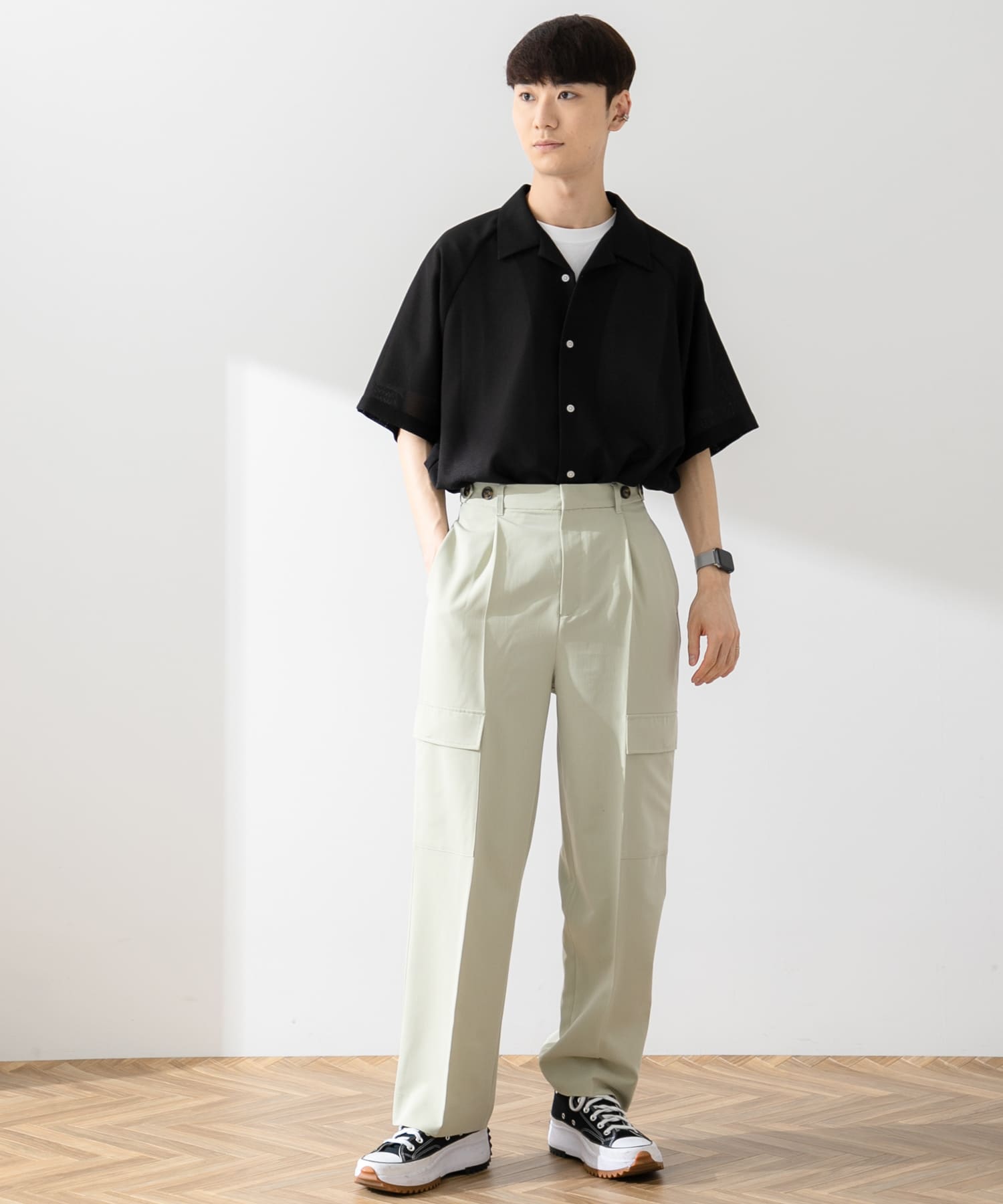 身長：180cm サイズ：L