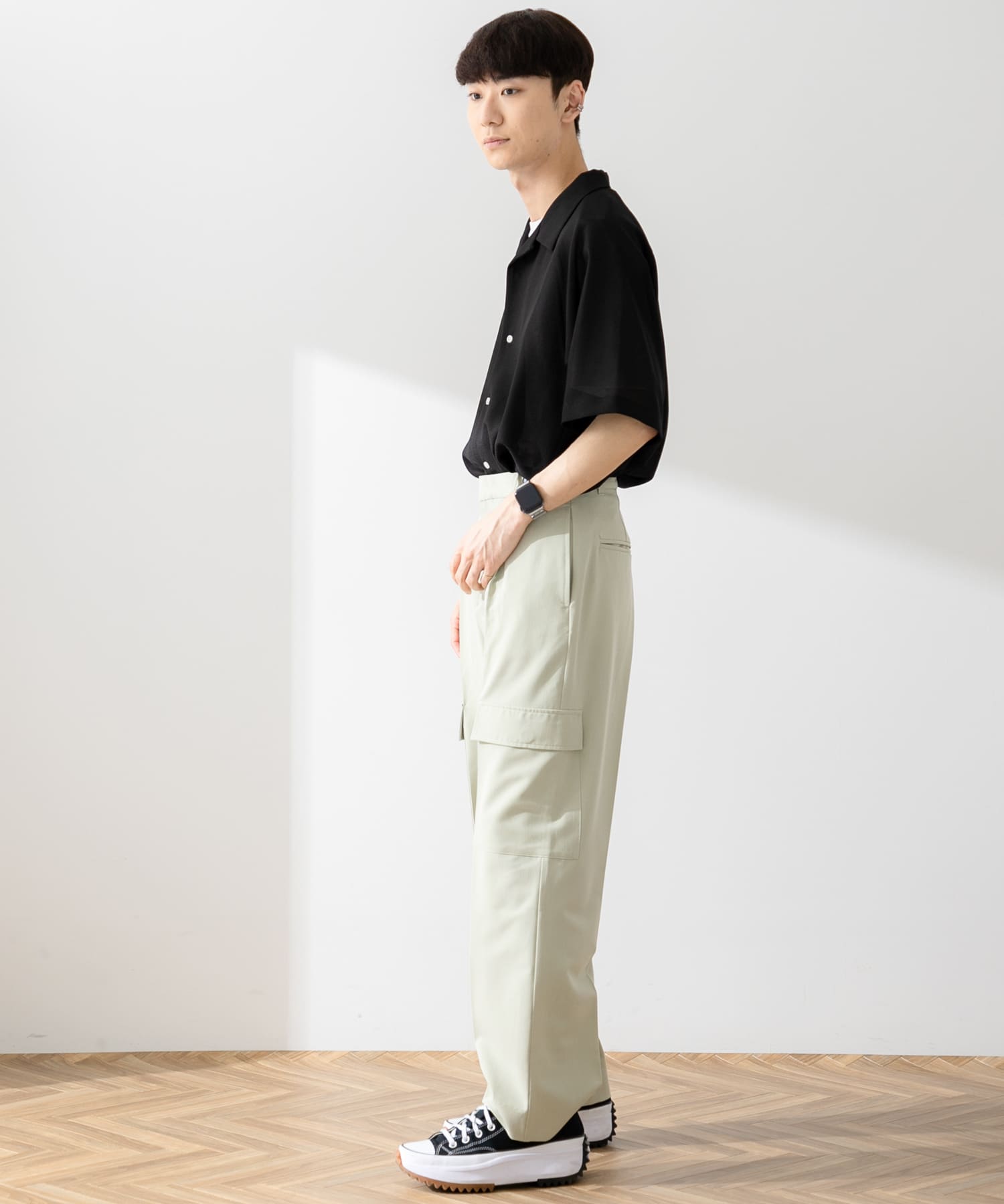 身長：180cm サイズ：L