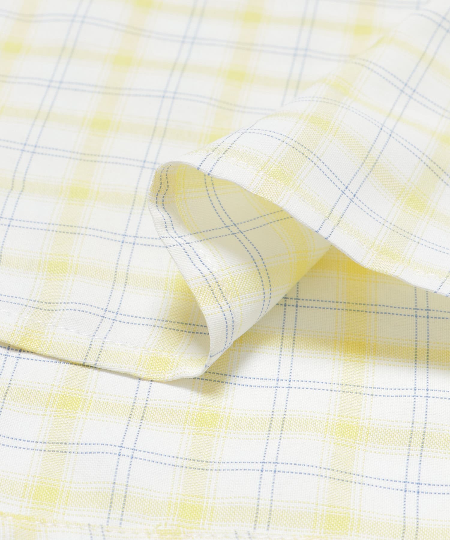Couleur Meler imoko　オーバーチェックシャツ YELLOW FREE
