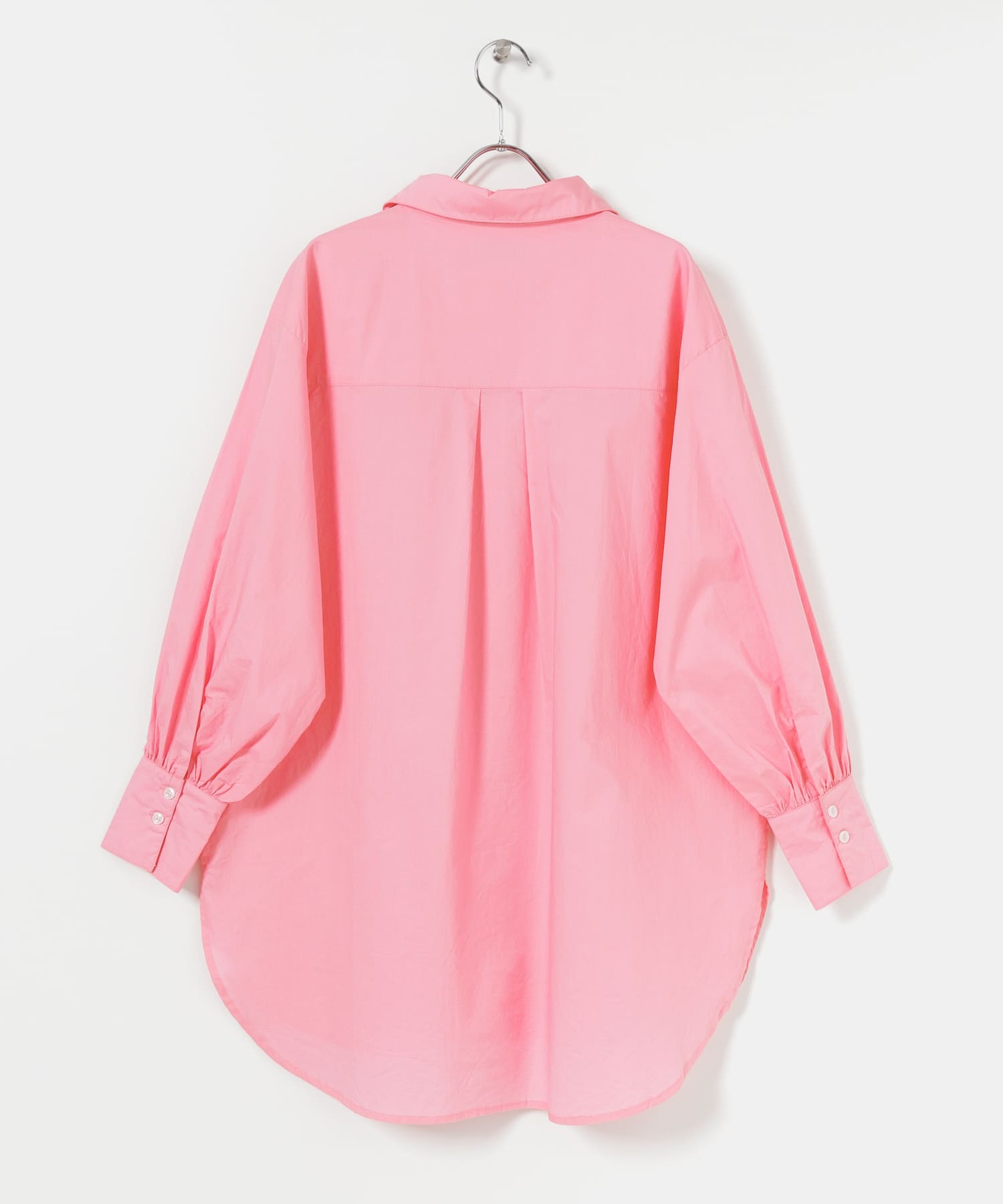 Couleur Meler オクユウカ　ボリュームスリーブチュニックブラウス PINK FREE