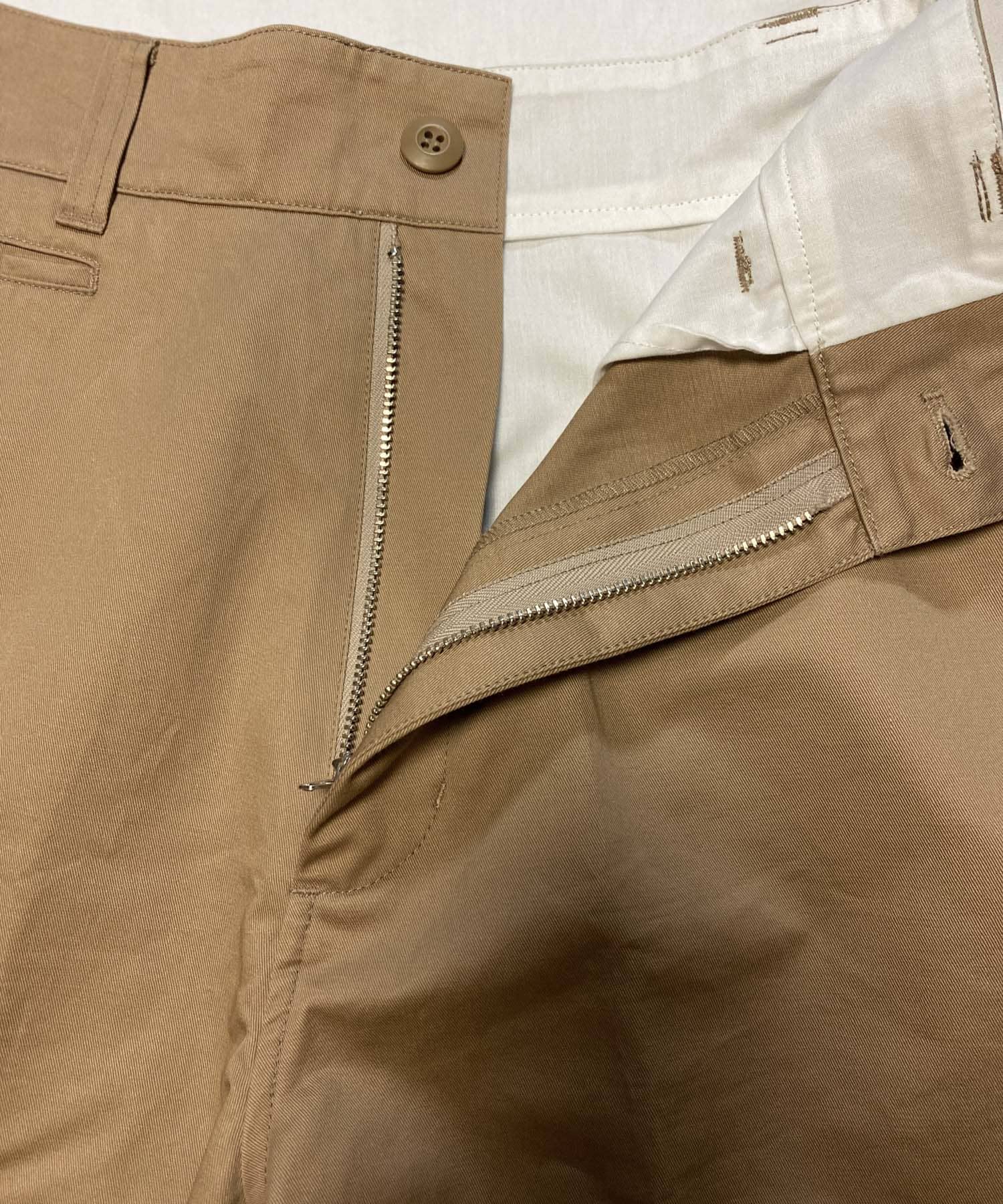 Couleur Meler オクユウカ　ハイウエストチノパンツ BEIGE M