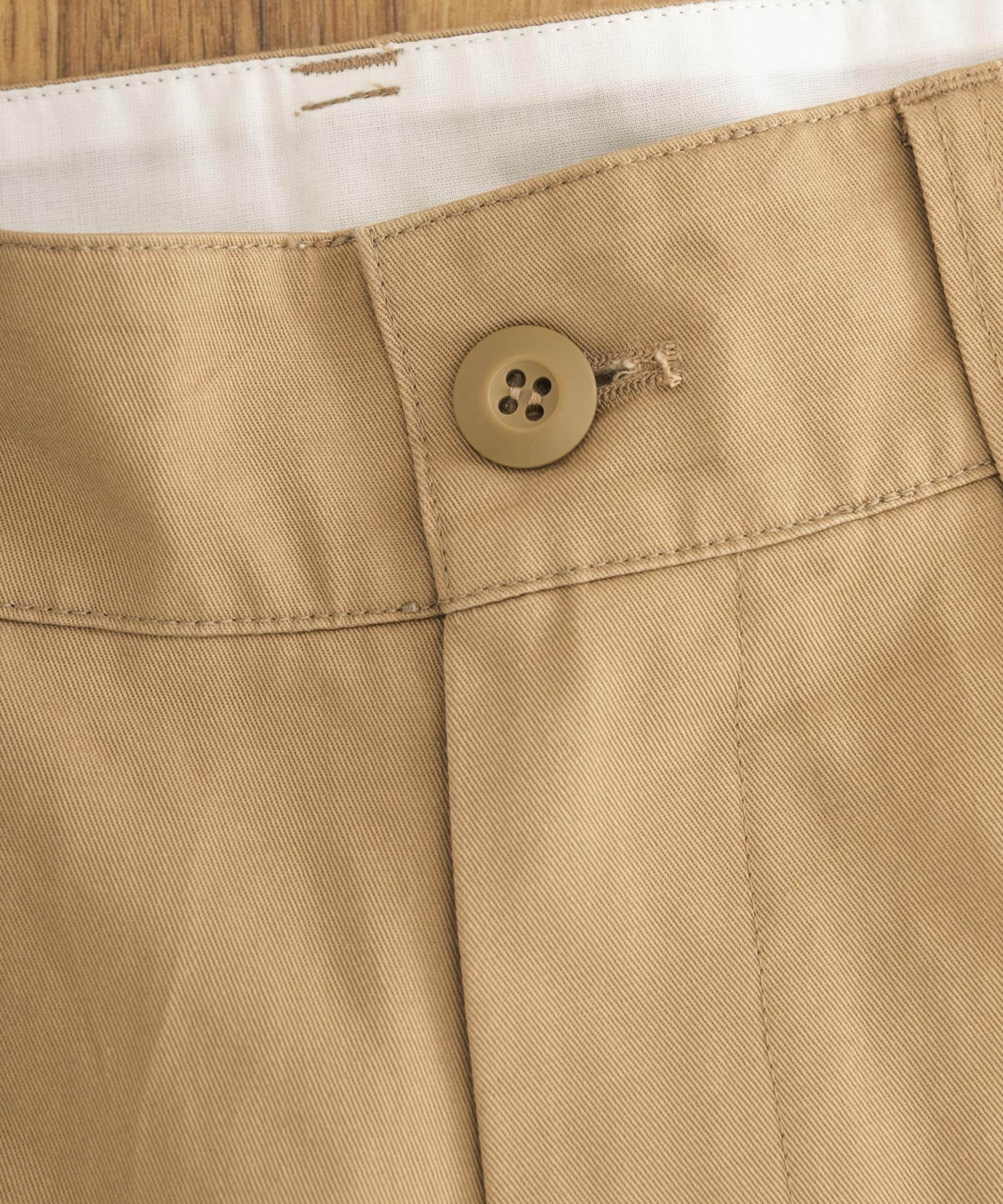Couleur Meler オクユウカ　ハイウエストチノパンツ BEIGE S