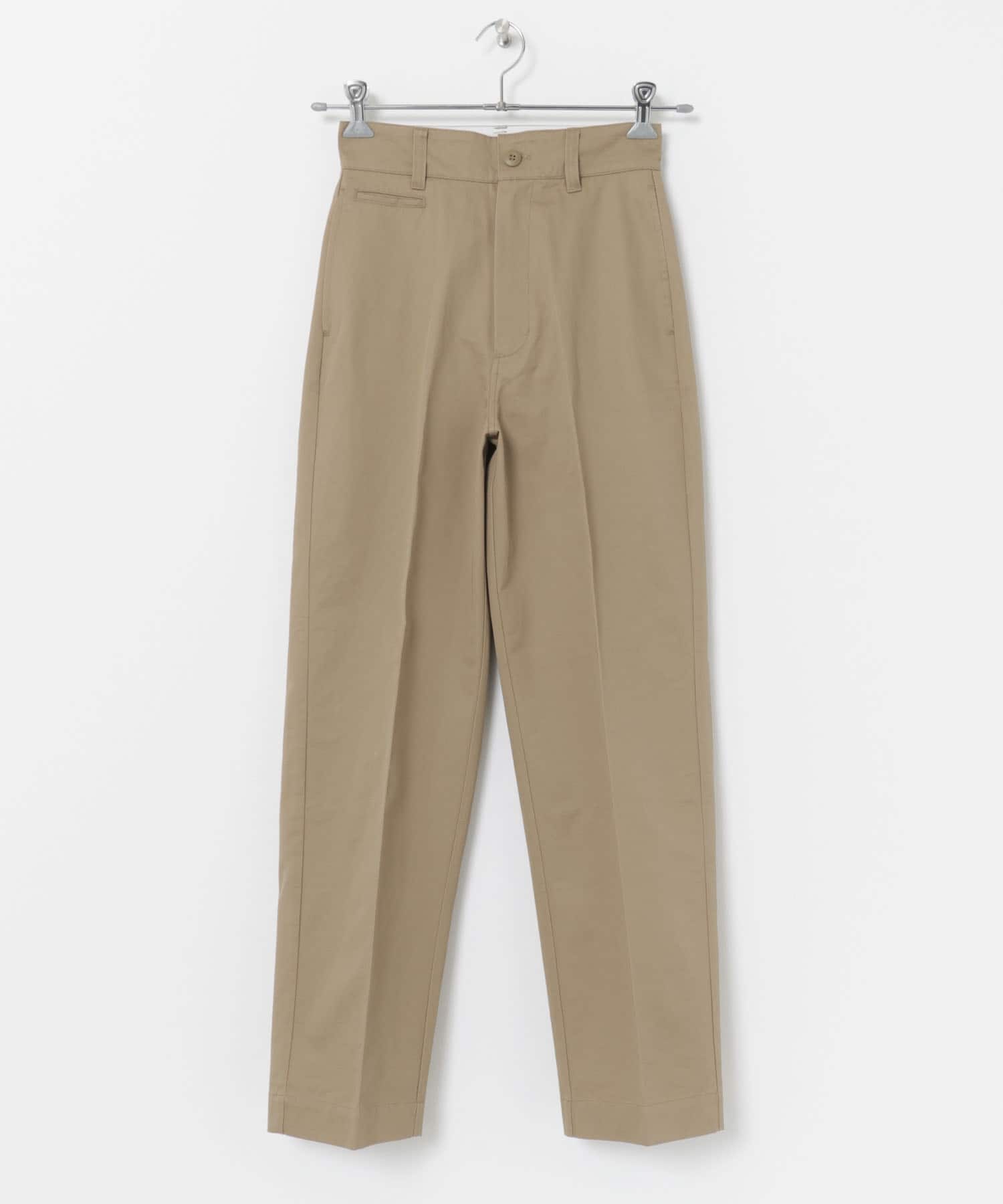 Couleur Meler オクユウカ　ハイウエストチノパンツ BEIGE M