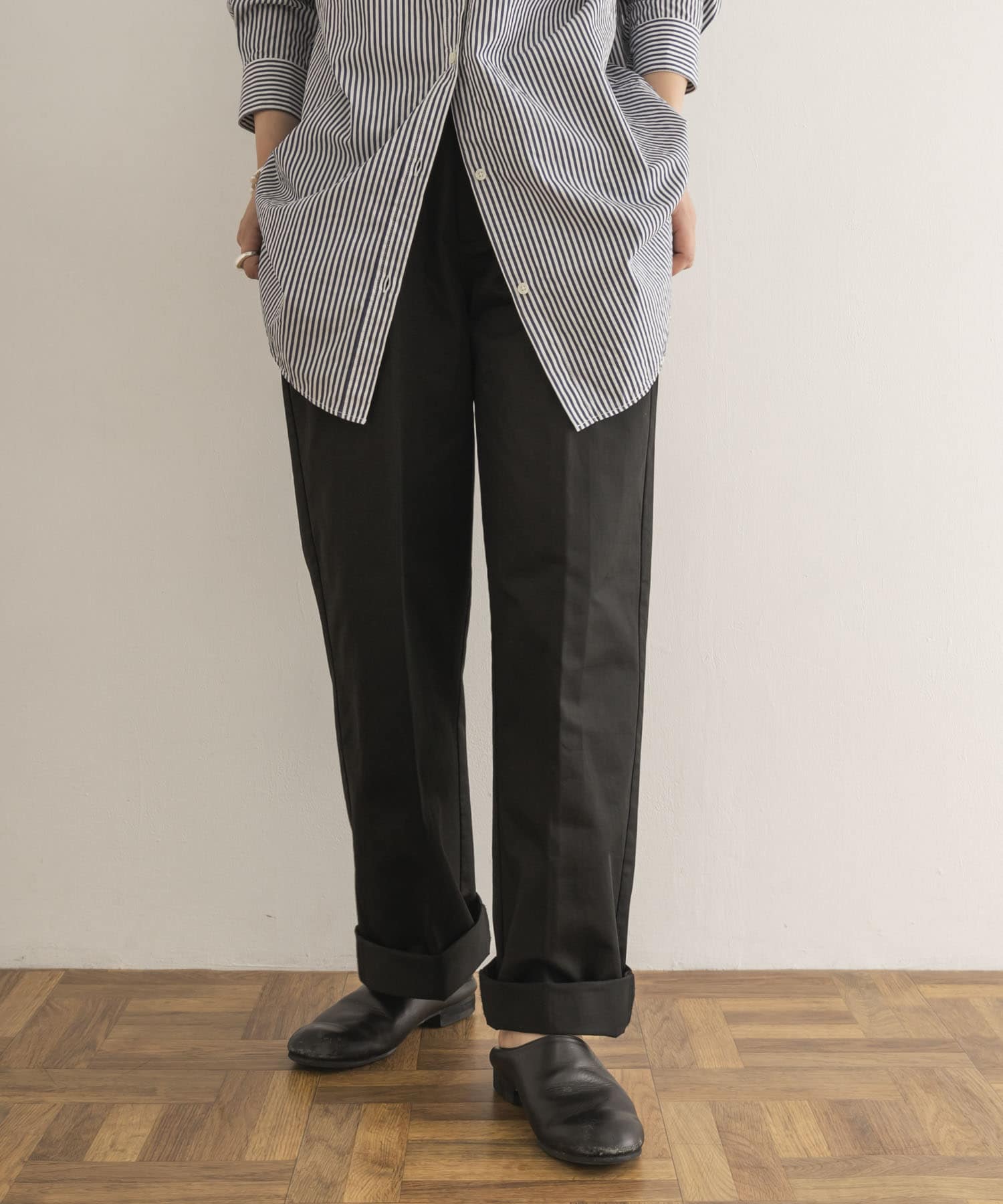 Couleur Meler オクユウカ　ハイウエストチノパンツ