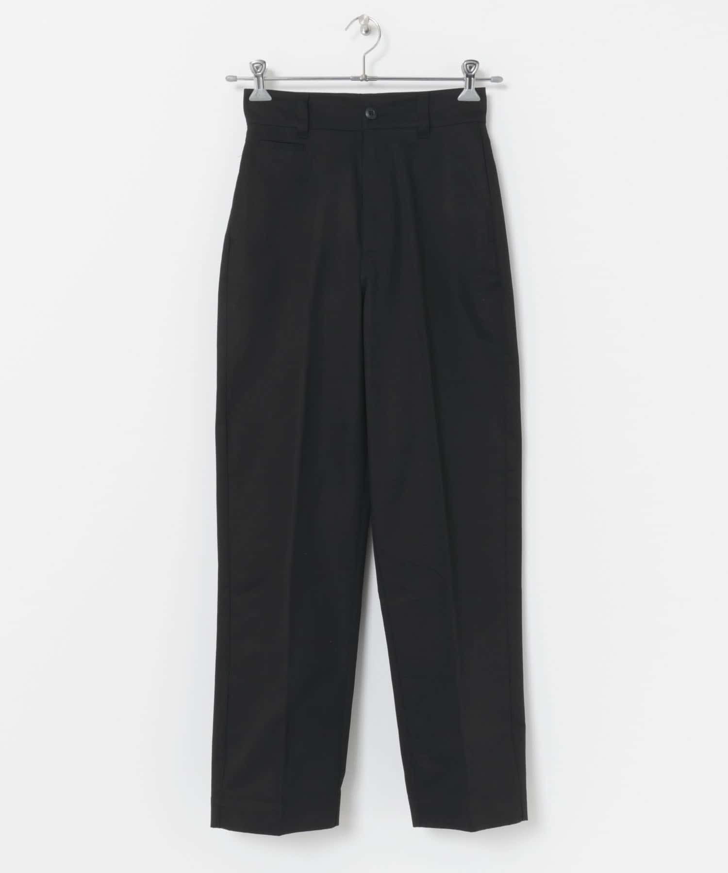 Couleur Meler オクユウカ　ハイウエストチノパンツ BLACK M