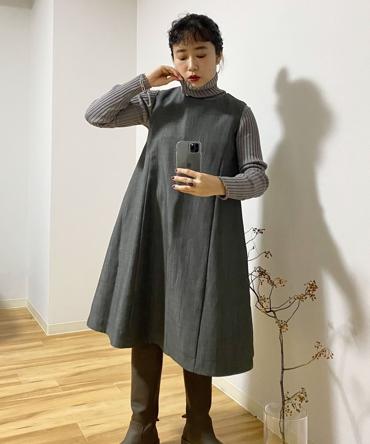 Couleur Meler imoko　テントラインワンピース
