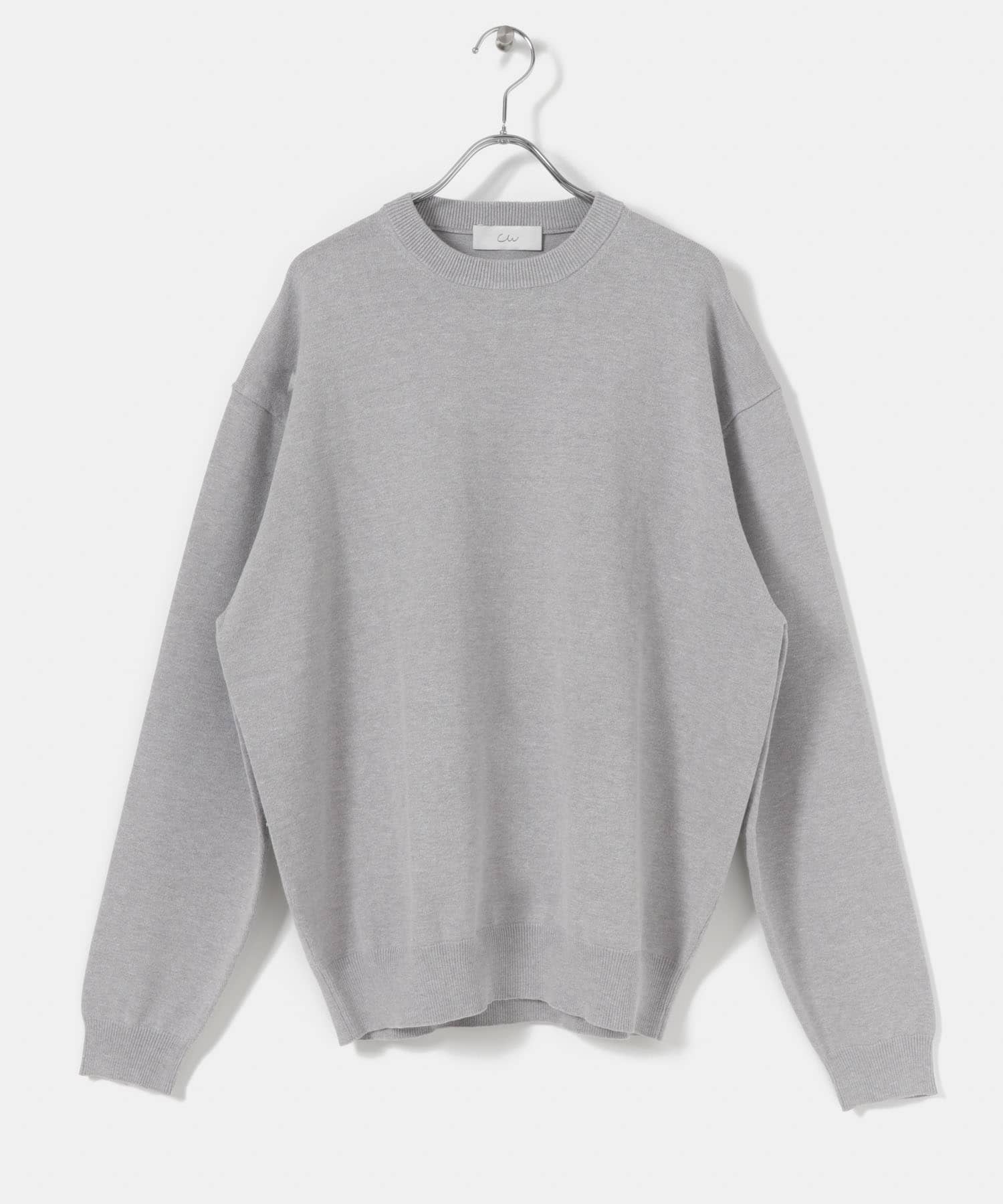 Couleur Meler なかじ　ソフトタッチニット H.GRAY FREE