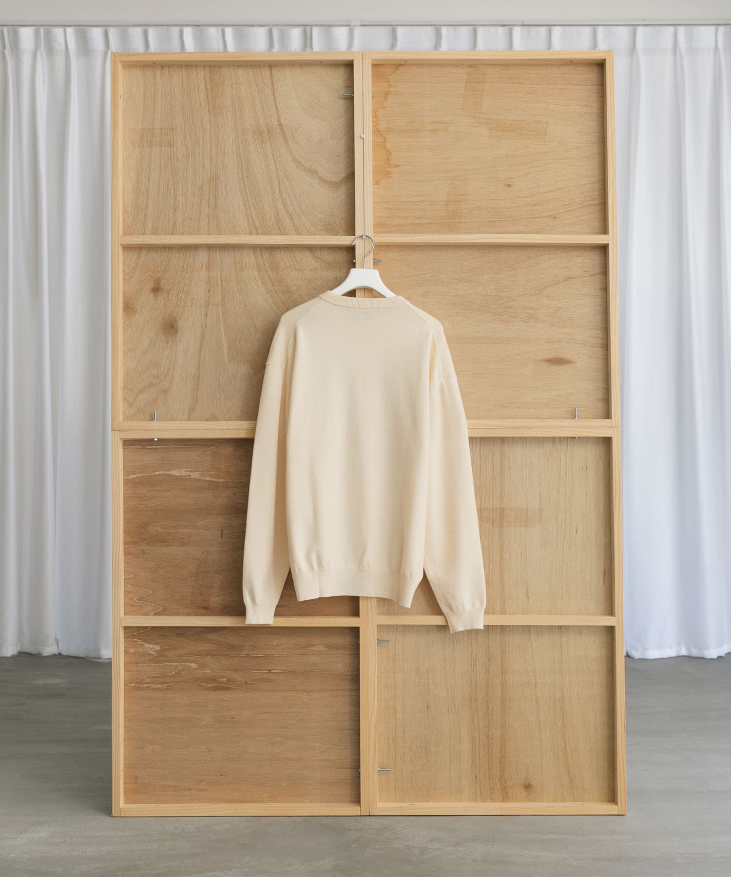 Couleur Meler なかじ　ソフトタッチニット IVORY FREE