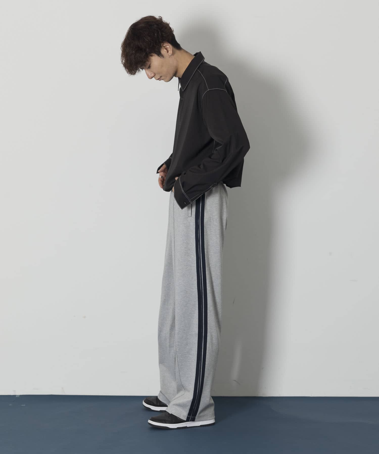 Couleur Meler sakasa　line track pants