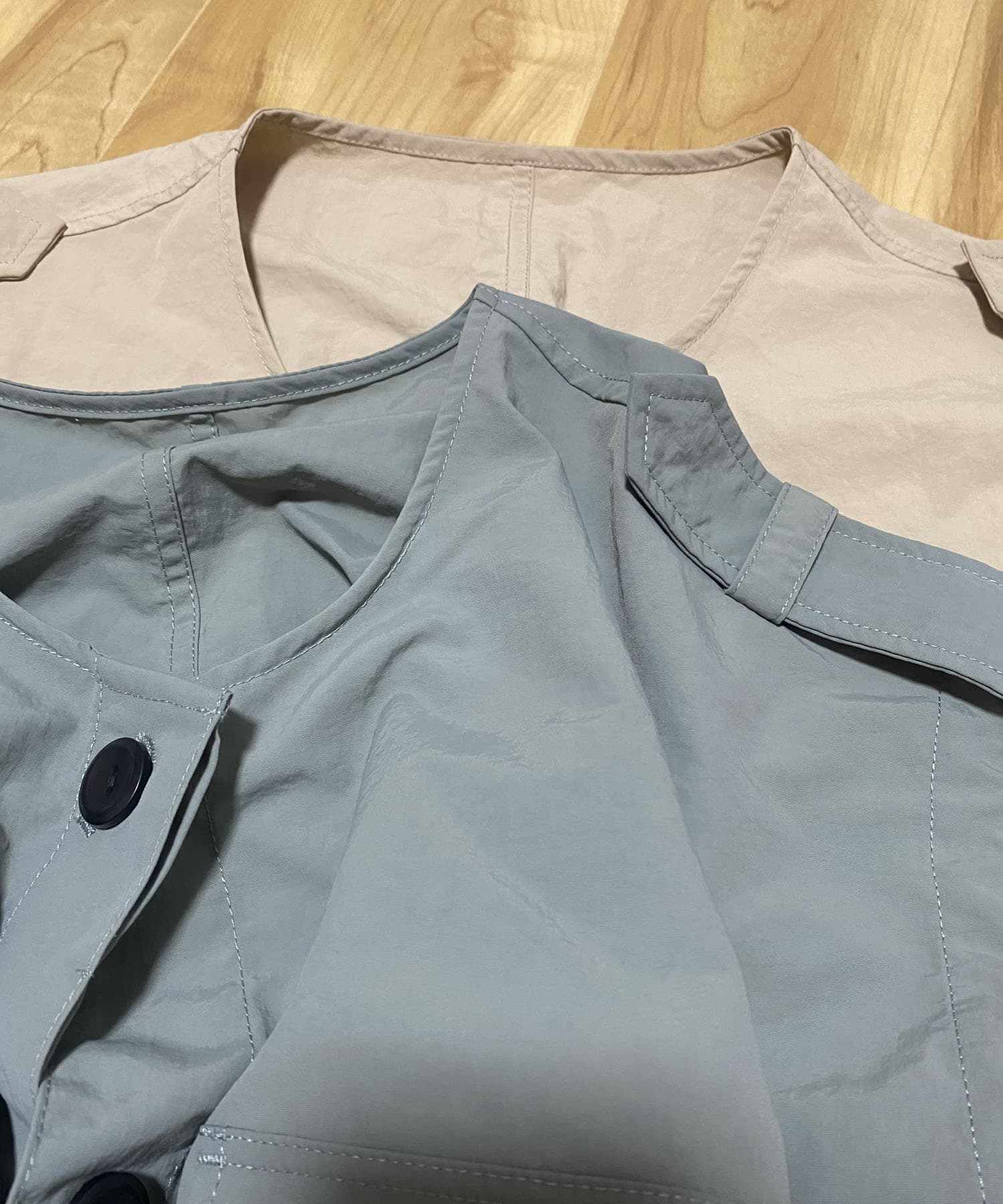 Couleur Meler imoko　スクエアショートベスト L.KHAKI FREE