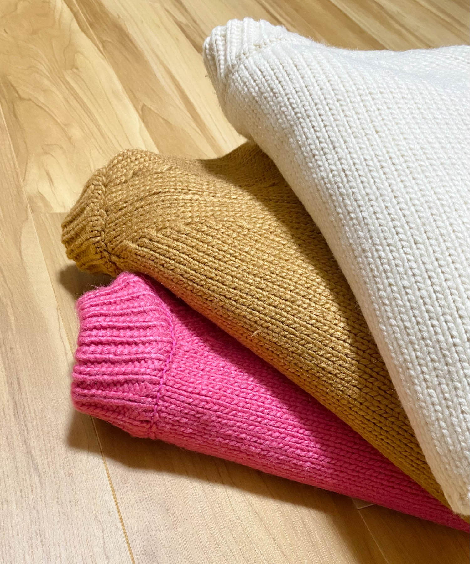 Couleur Meler imoko　ダボダボスリーブニット PINK FREE