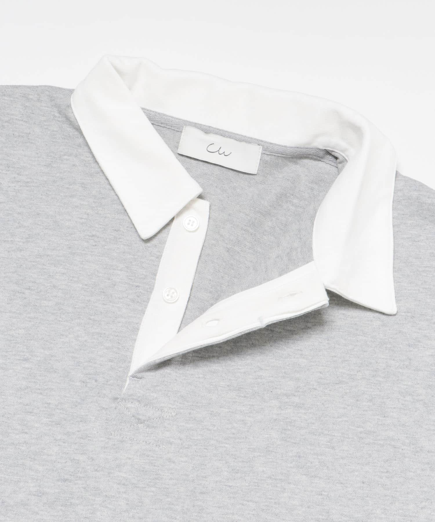 Couleur Meler なかじ　サイドスリットラガーシャツ H.GRAY M