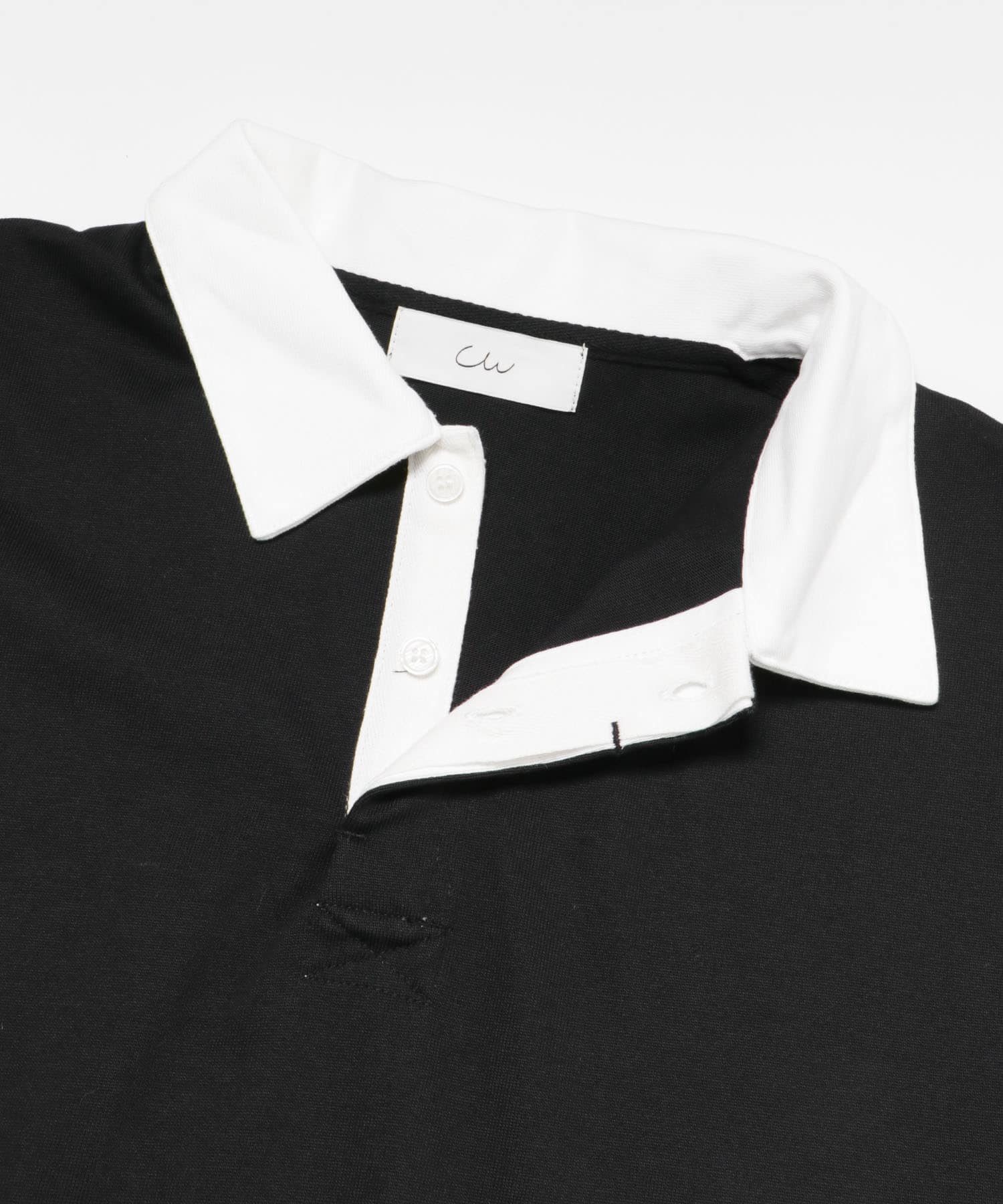 Couleur Meler なかじ　サイドスリットラガーシャツ BLACK M