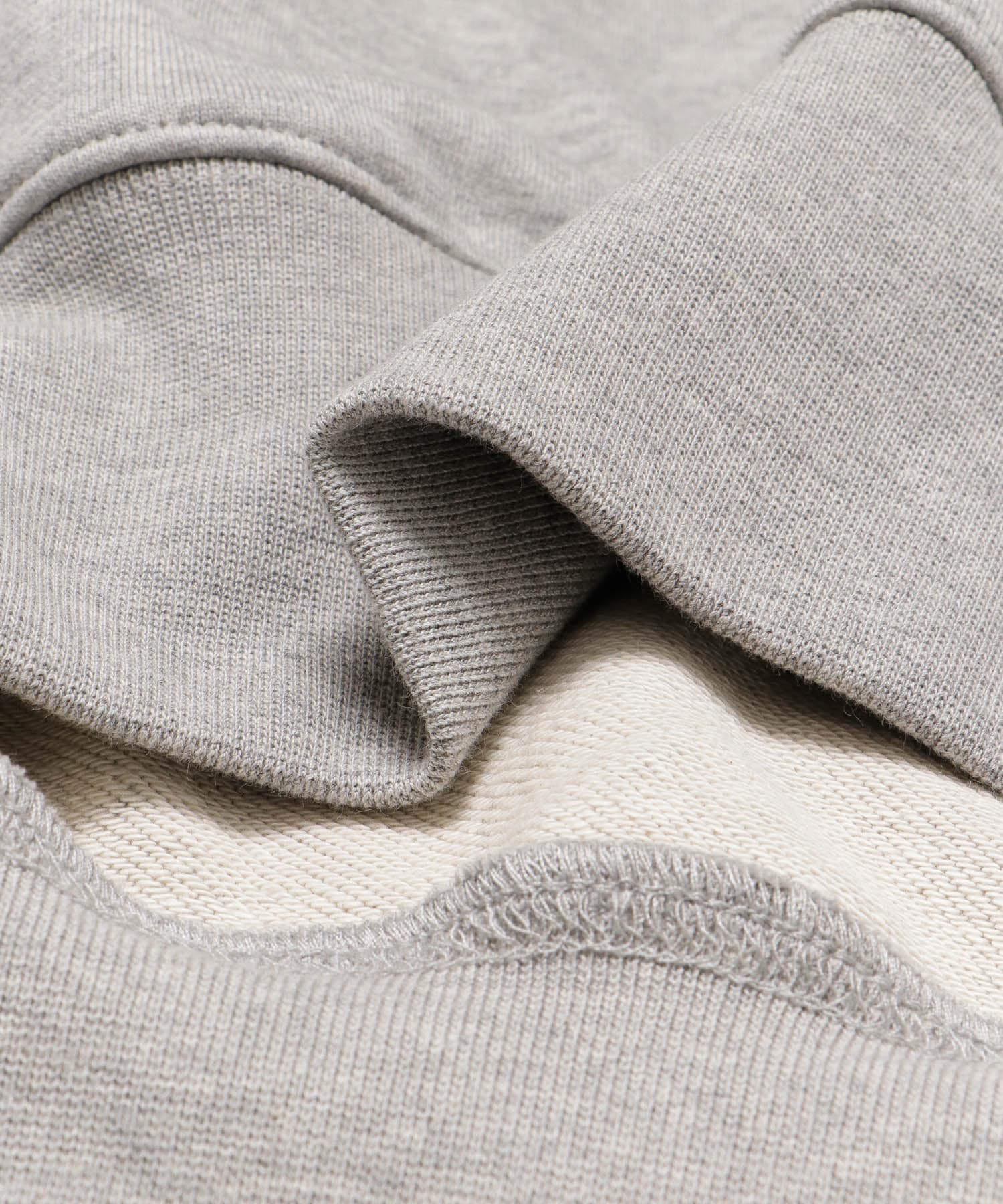 Couleur Meler sakasa　half zip sweat hoodie H.GRAY M