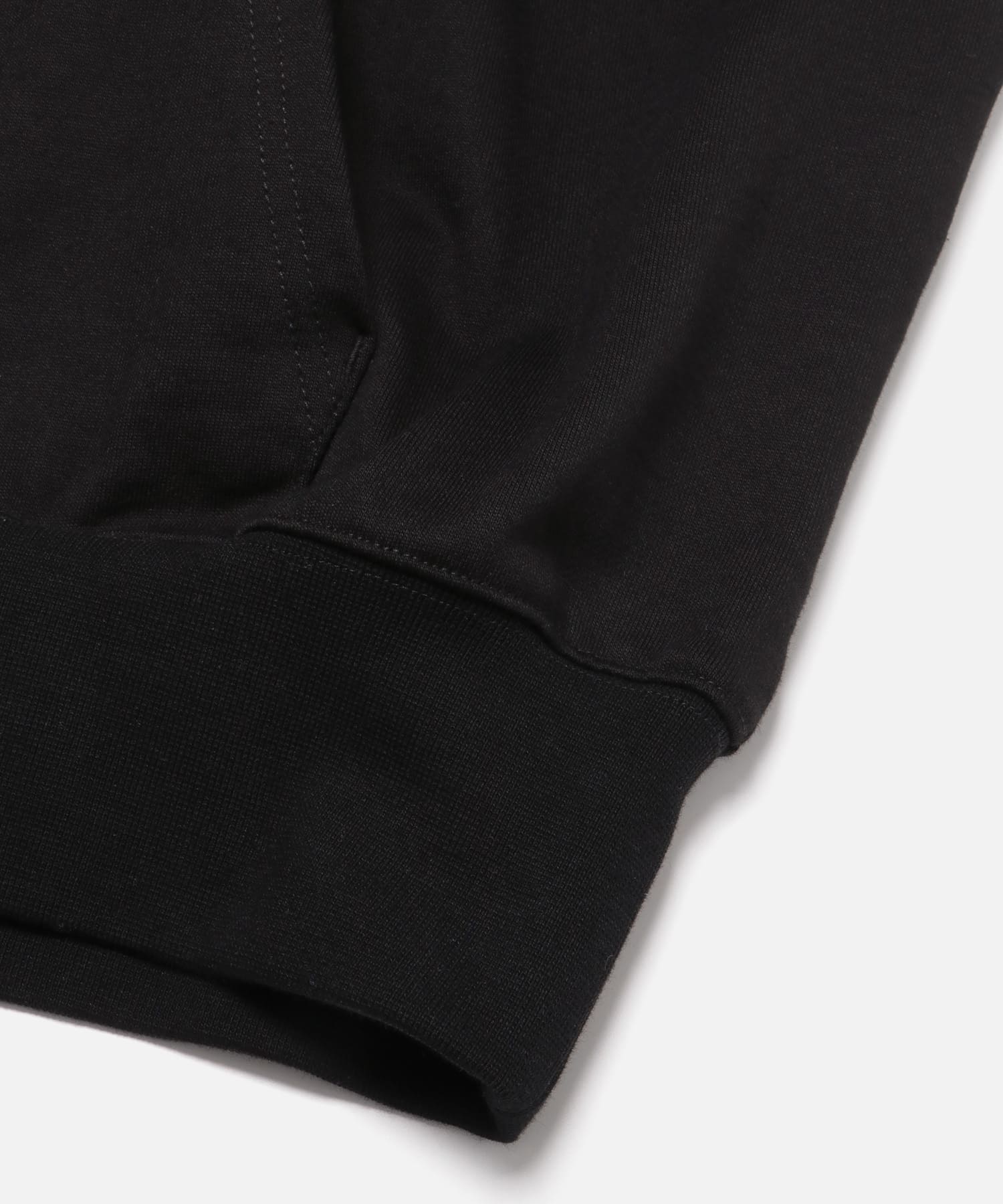 Couleur Meler sakasa　half zip sweat hoodie BLACK M