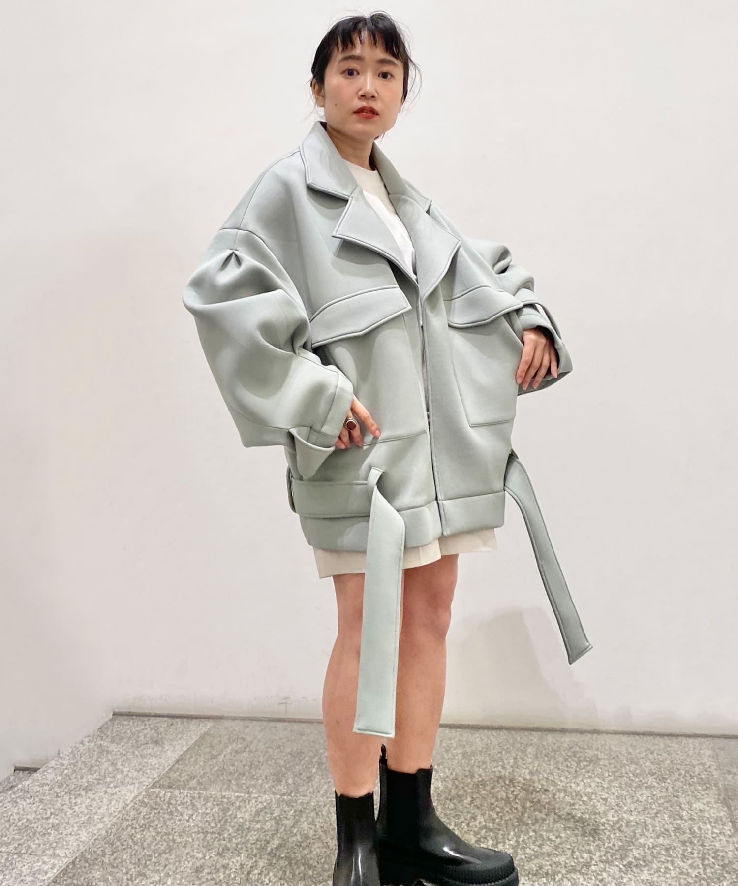 希少✨メアグラーティア Reversible bal collor coat 緑 THE BAL COLLAR COAT(46 BEIGE): THE RERACS: MENS｜THE TOKYO