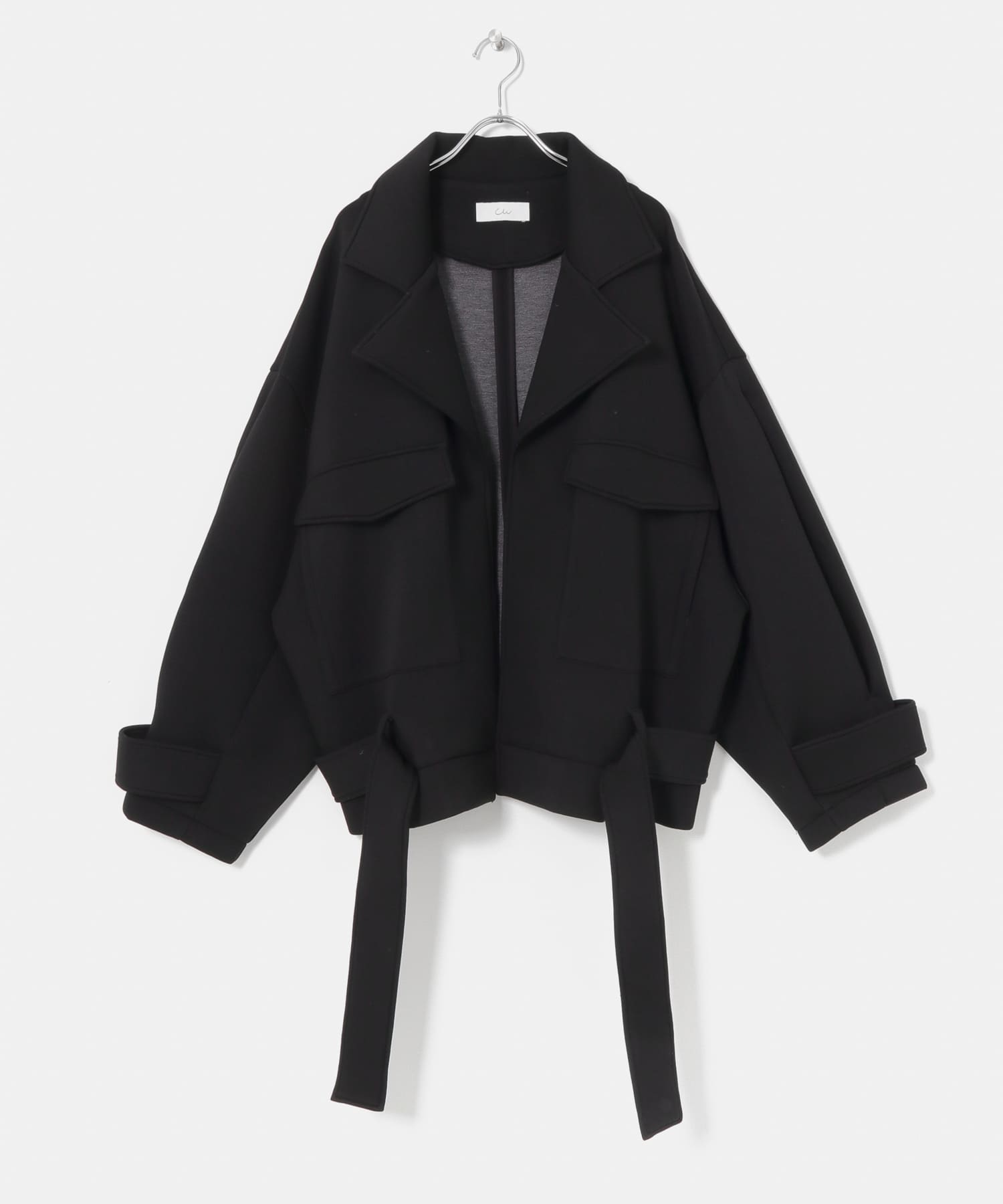 Couleur Meler imoko　ダンボールオーバージャケット BLK×GRY FREE
