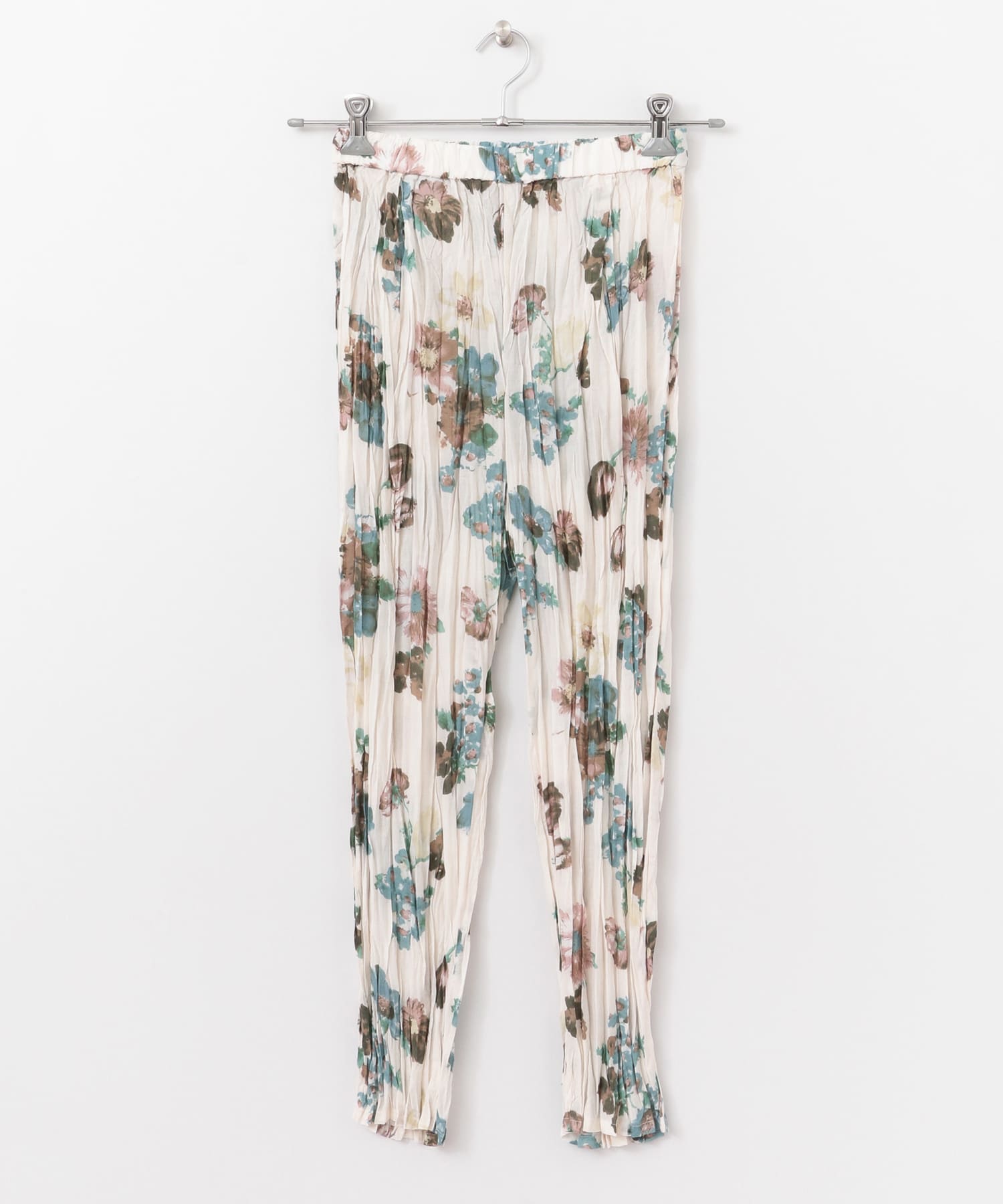 mizuiro ind　print washer pants off white 1