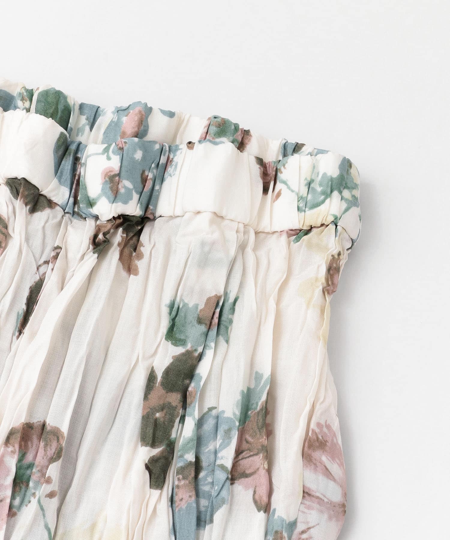 mizuiro ind　print washer pants off white 1