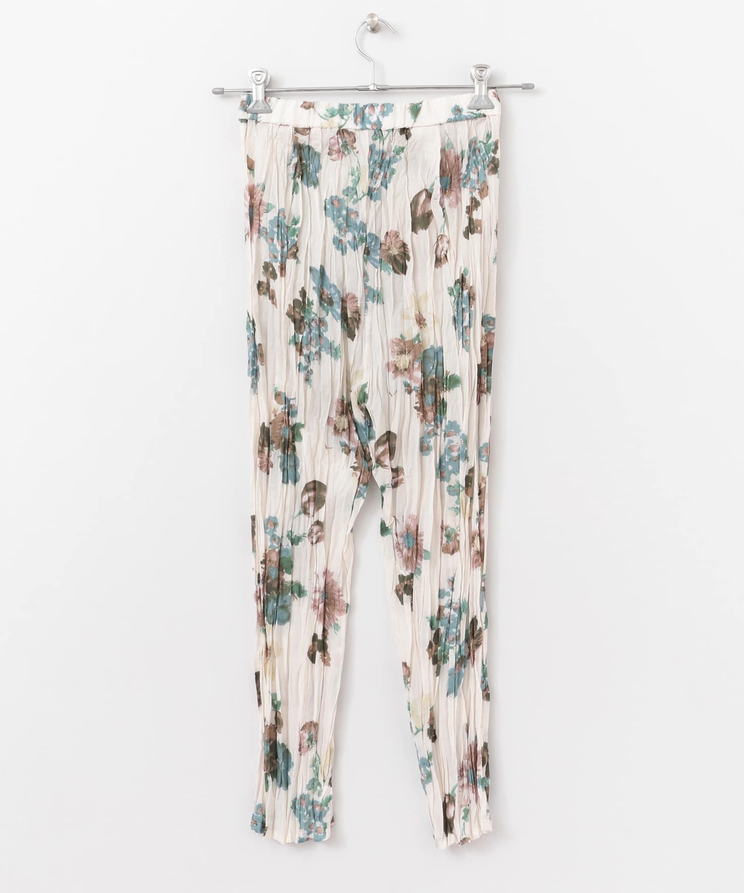 mizuiro ind　print washer pants off white 1