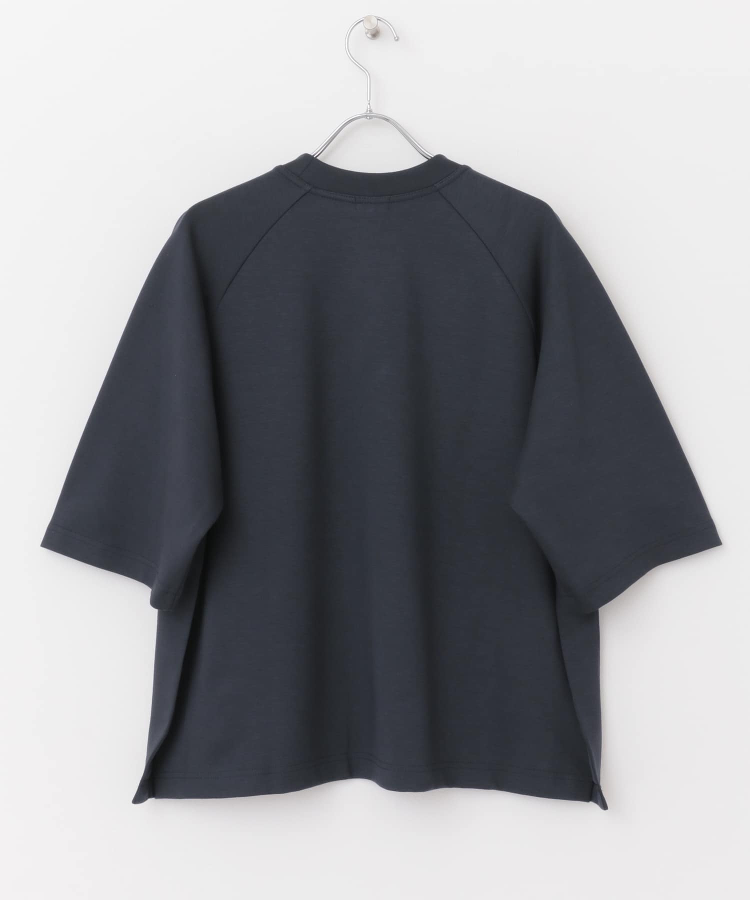 Scye　Double Faced Raglan T-Shirts Navy 38