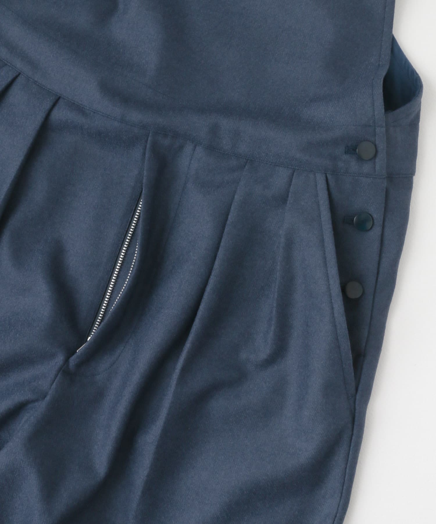 Scye　Cashmere Overallshorts スティールブルー 38