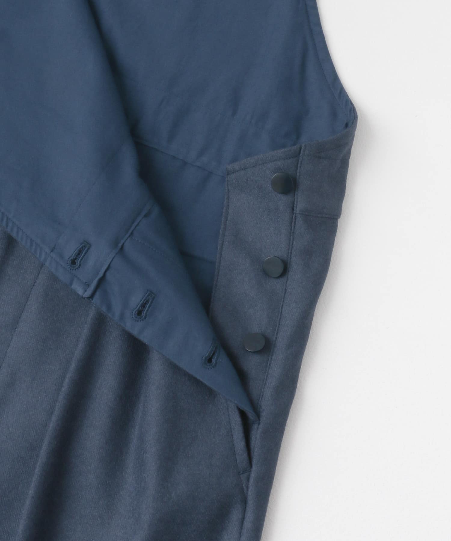 Scye　Cashmere Overallshorts スティールブルー 38