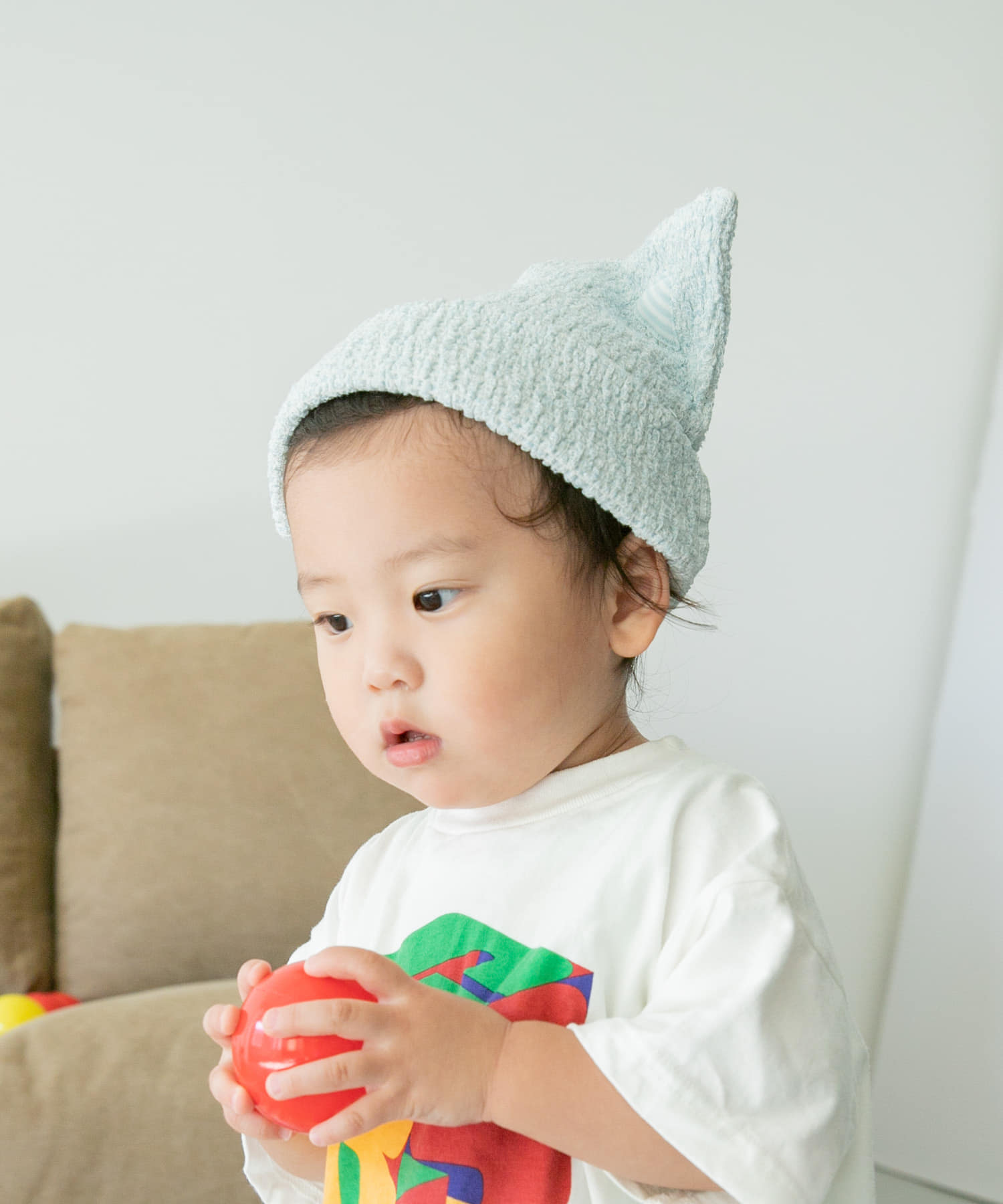 『WEB限定』kontex　キャットキャップ ブルー -