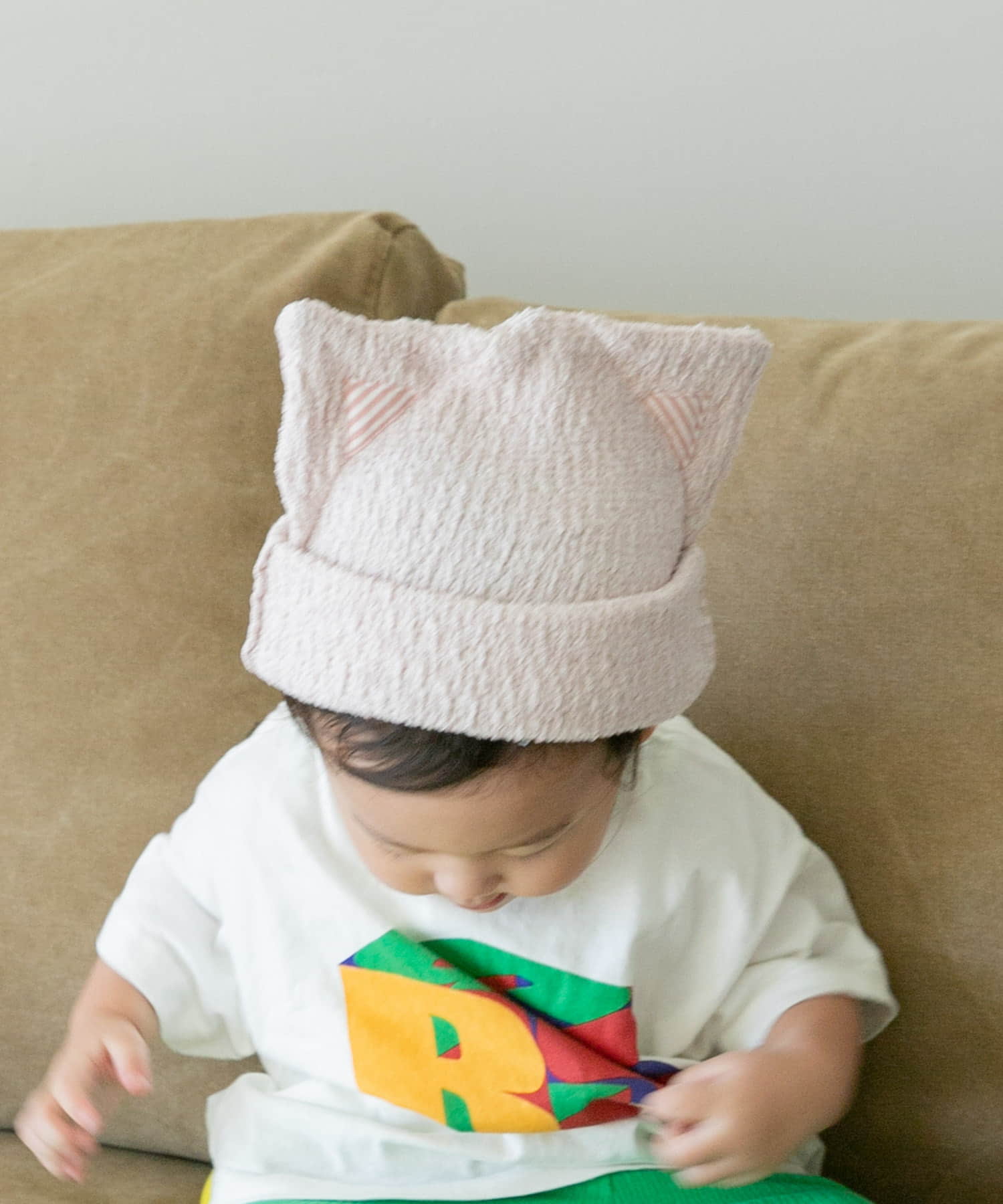『WEB限定』kontex　キャットキャップ ピンク -