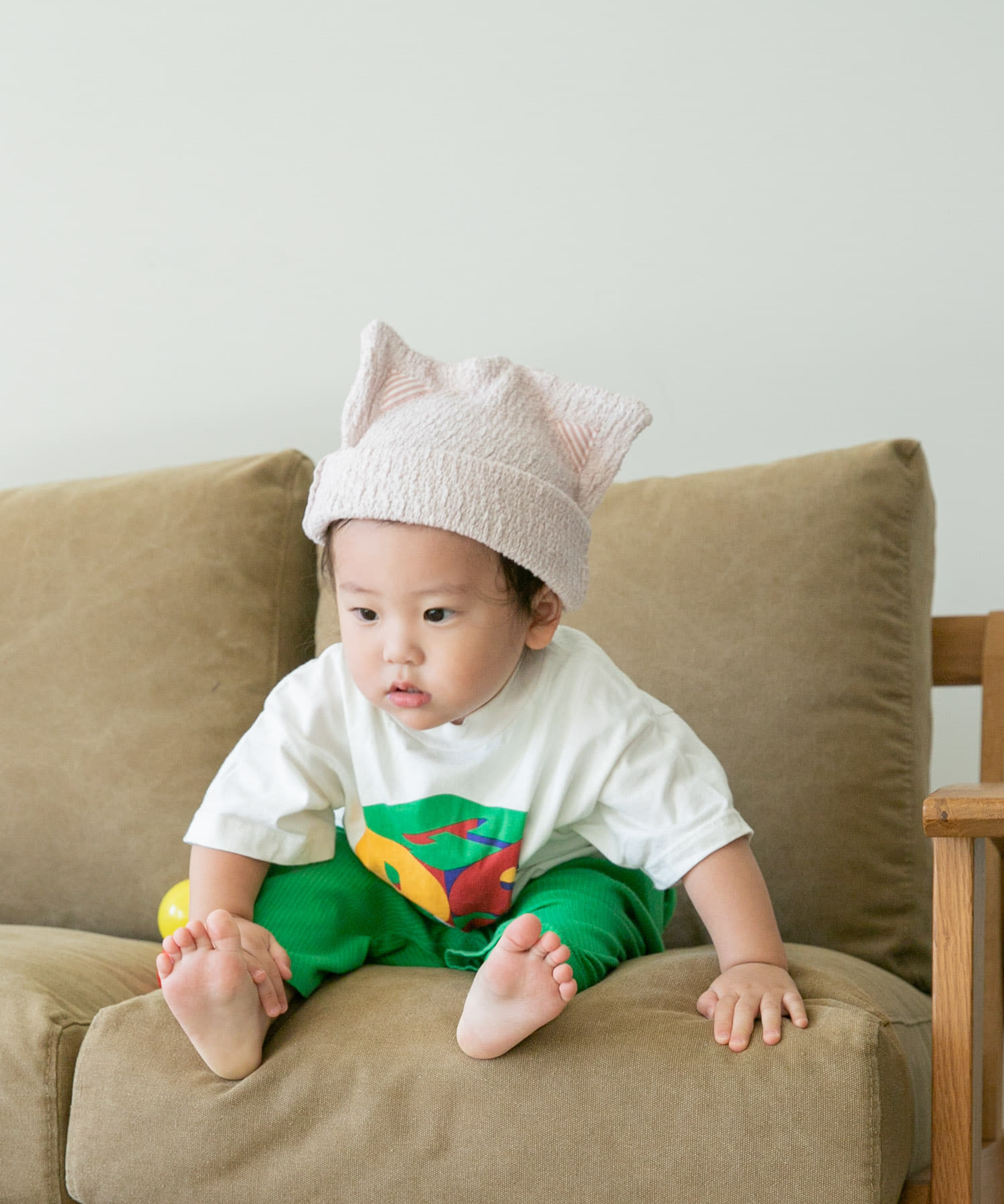 『WEB限定』kontex　キャットキャップ ピンク -