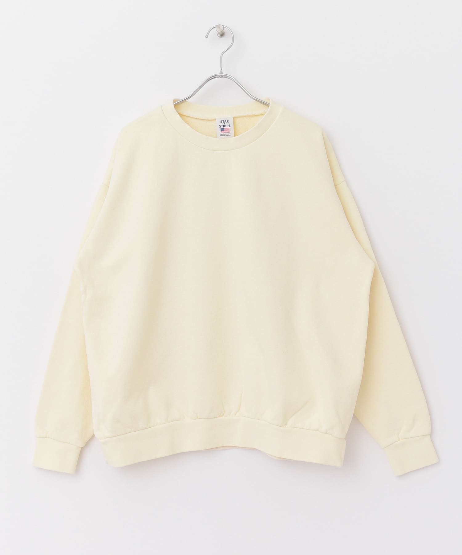 『別注』STAR&STRIPE×DOORS　裏起毛スウェット キナリ FREE