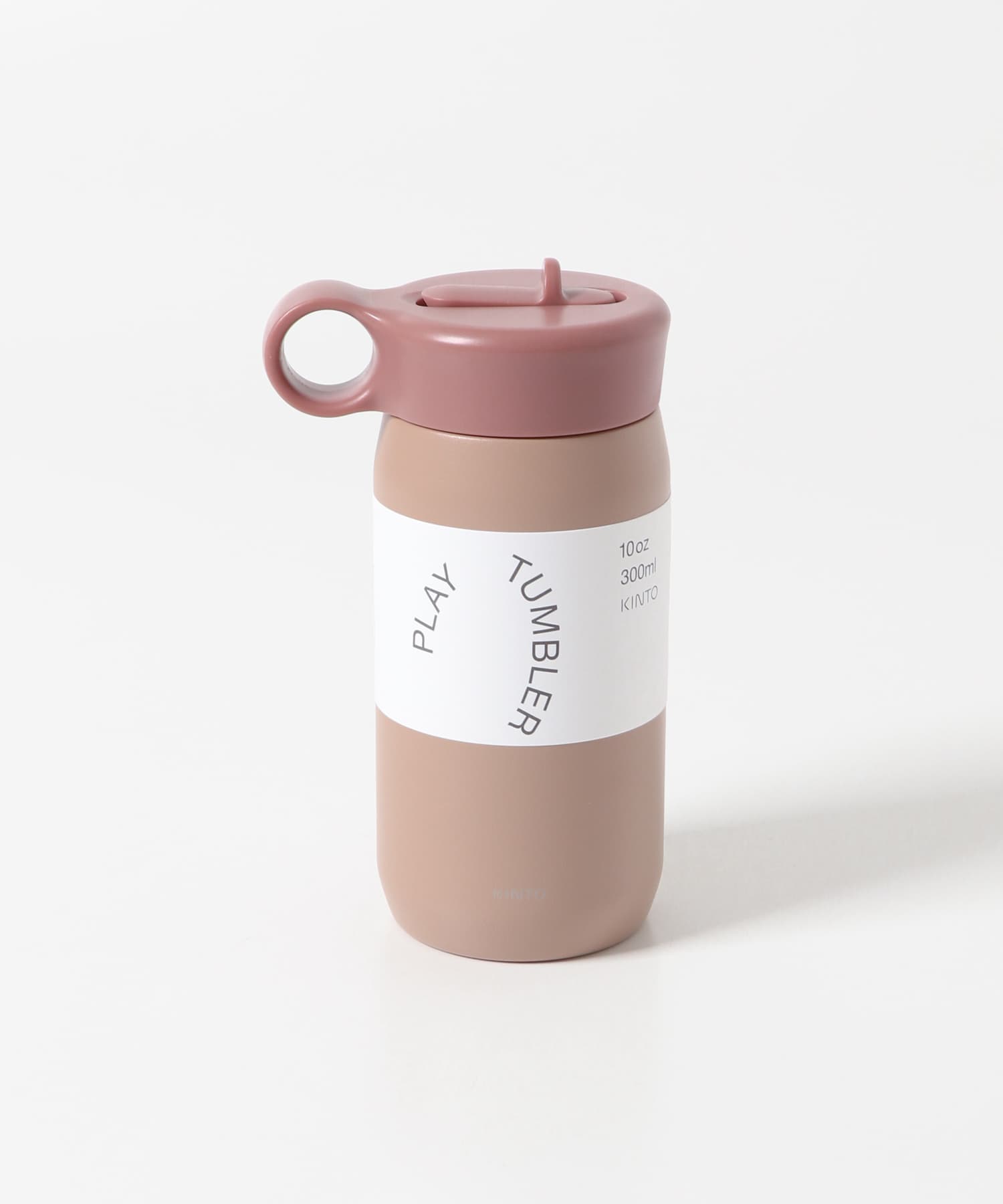 WEB限定』KINTO プレイタンブラー300ml ストラップセット(- アッシュ